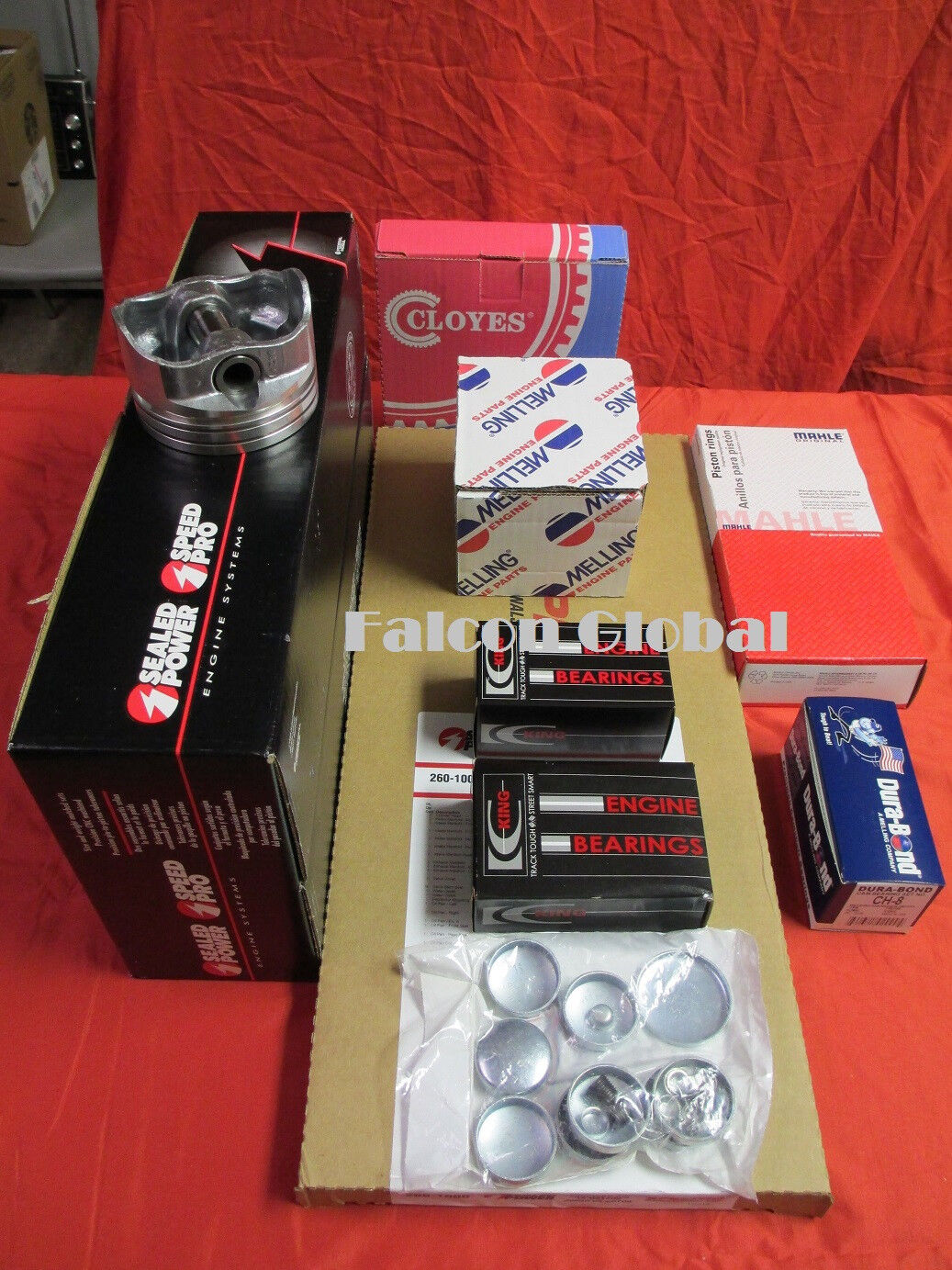 Chevy SB 5.0L 305 Engine Rebuild Kit with Pistons, Rings, Timing Set, Bearings & Oil Pump | 1981-1985 | Complete Engine Overhaul for Chevy Small Block | Perfect for Restoration Projects & Performance Upgrades