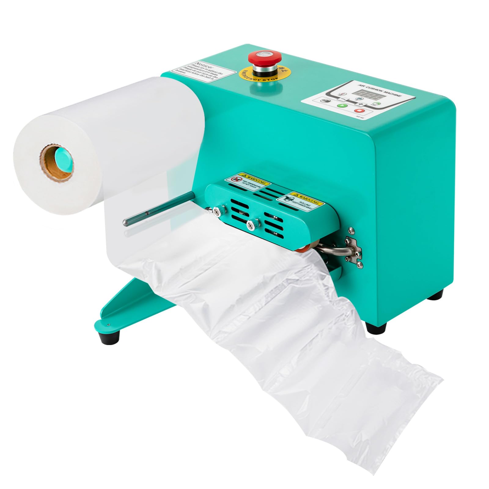 High-Speed Air Cushion Machine 52.49 ft/min - 110V Portable Air Pillow Maker for Inflatable Packaging - Perfect for E-Commerce Shipping, Fragile Item Protection & Moving Supplies