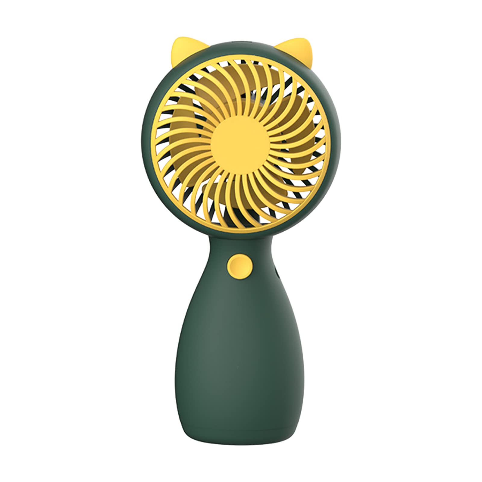 YIISU Mini USB Small Fan - Portable Handheld Desktop Bladeless Fan with Spaceman Design, USB Rechargeable for Office, Home, Travel & Outdoor Use