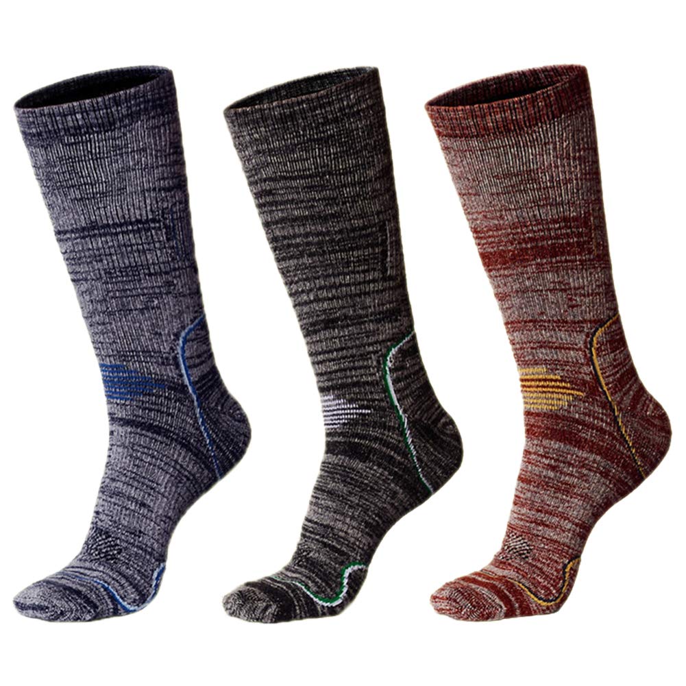 LifeWheel Thermal Ski Socks for Women & Men - Thick Warm Winter Terry Hiking Socks for Trekking, Snowboarding & Outdoor Sports - Perfect for Cold Weather Adventures & Cozy Indoor Wear