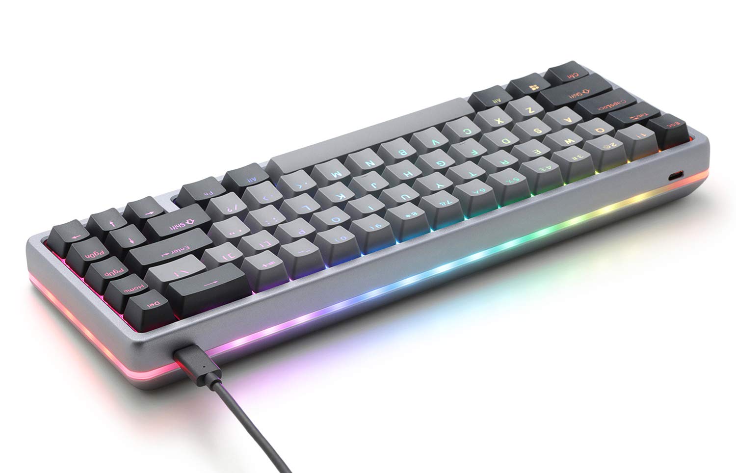 DROP ALT 65% Mechanical Keyboard - Hot-Swap, RGB, PBT for Gaming & Office (Cherry MX Blue)