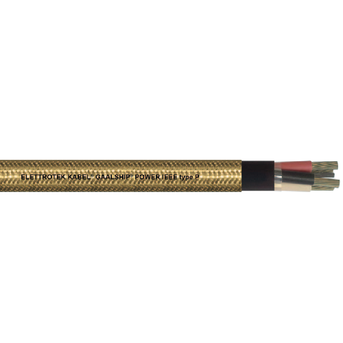 1 AWG 3C Tinned Copper Unshielded XLPO Braid GAALSHIP Power IEEE Type P B Offshore Marine Cable - Ideal for Marine, Oil Rig, and Industrial Power Applications