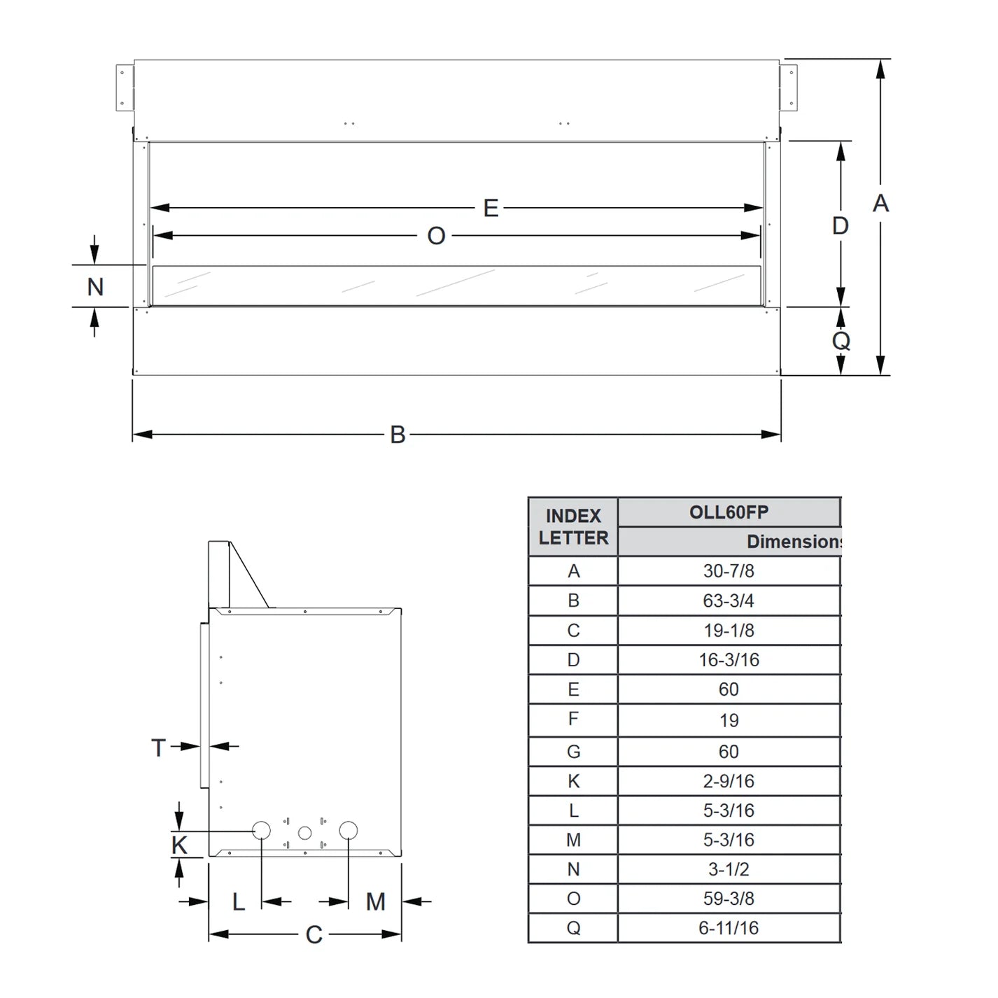 60 Inch Single Sided Outdoor Linear Fireplace - Empire Carol Rose - Modern Patio & Backyard Heating Solution for Decks, Gardens & Outdoor Living Spaces