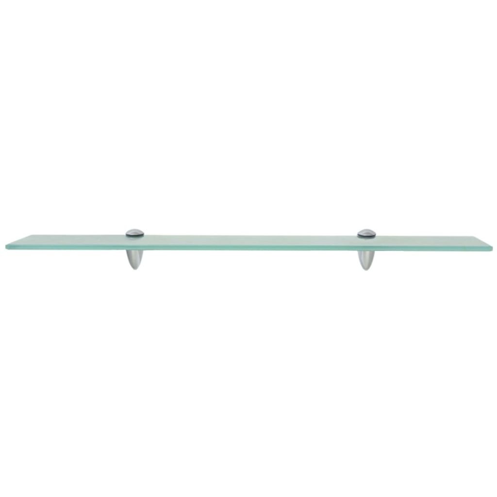 Tempered Glass Bathroom Shelf - Wall Mounted Floating Storage Organizer 27.6