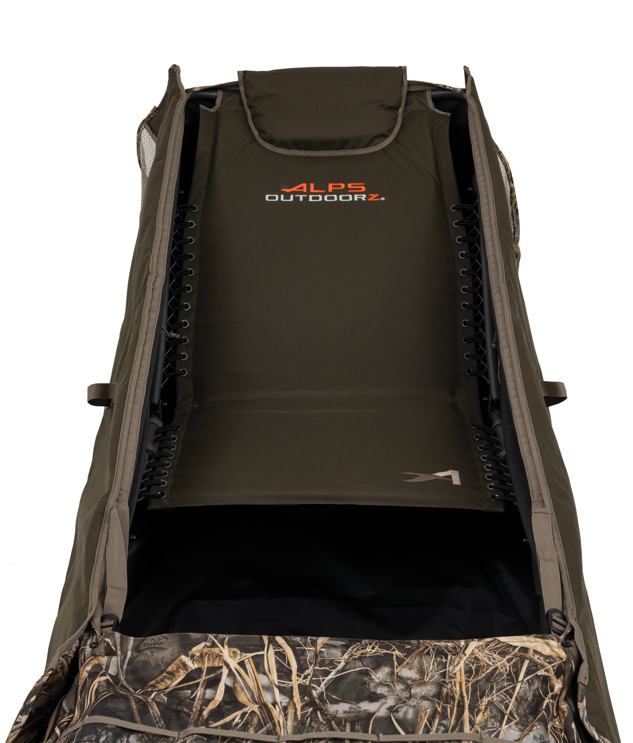 ALPS OutdoorZ Legend Layout Blind - Waterproof Hunting Blind with Zero-Gravity Chair, Mesh Face Screen & Backpack Straps | Perfect for Deer, Duck & Turkey Hunting in All Weather Conditions
