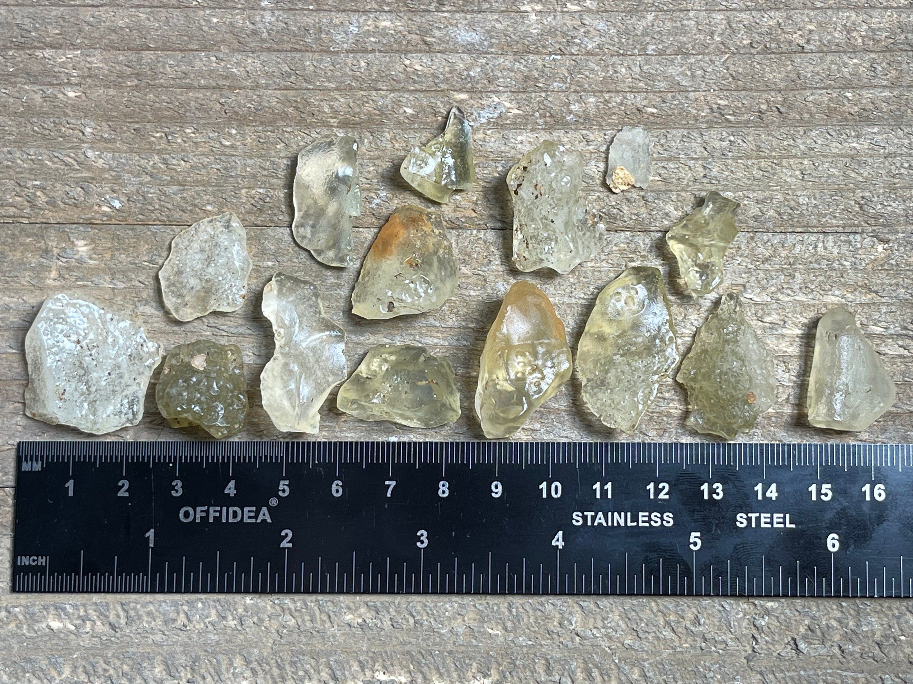 Libyan Desert Glass Raw Crystals - Rare 50g Lot | Unique Gift, Home Decor, Healing Stones & Raw Minerals (47192) | Perfect for Jewelry Making, Meditation & Crystal Collections