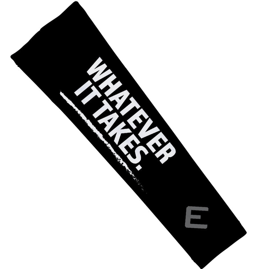 Whatever It Takes Arm Sleeve - Compression Sleeve for Sports & Fitness - Basketball, Running, Gym Workout - Sun Protection & Muscle Support