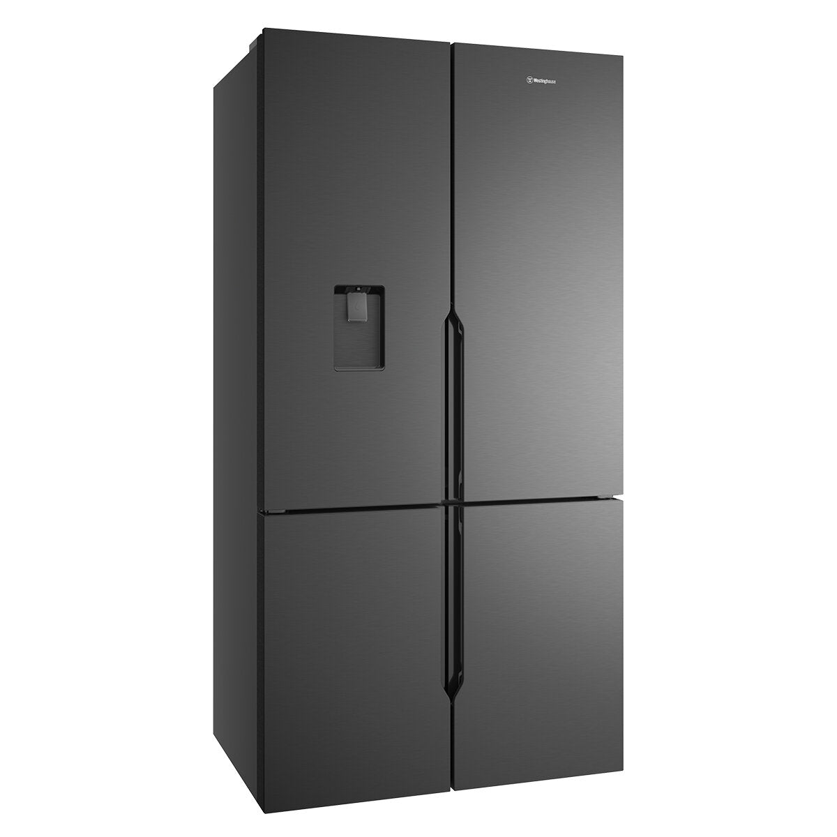 Westinghouse 564L French Door Refrigerator with Water Dispenser - Non-Plumbed Matte Black (WQE5660BA) - Perfect for Modern Kitchens, Open Plan Living & Entertaining