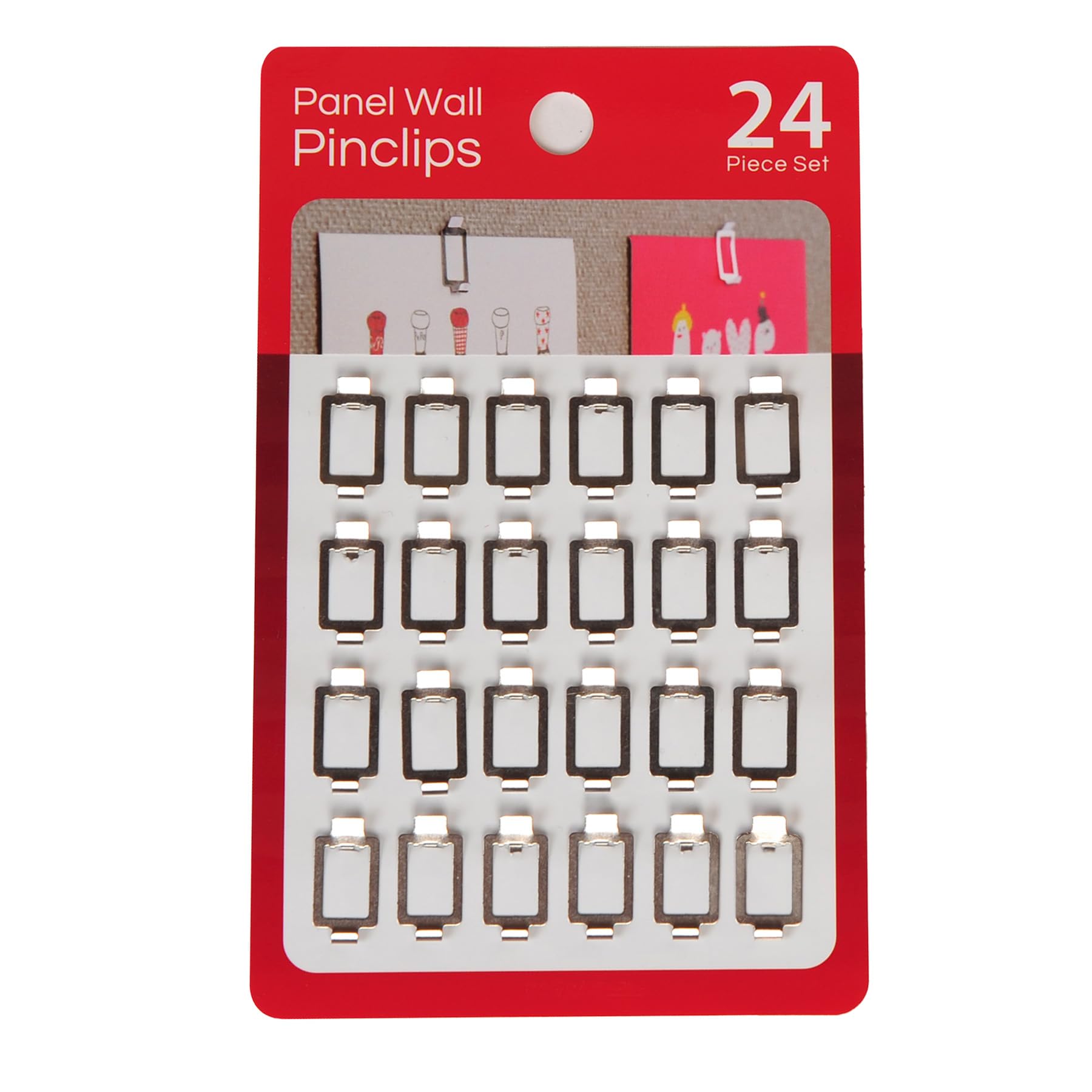 Fabric Panel Wall Clips - Office Clothes Hooks for Cubicle Walls & Partitions - Perfect for Organizing Work Clothes