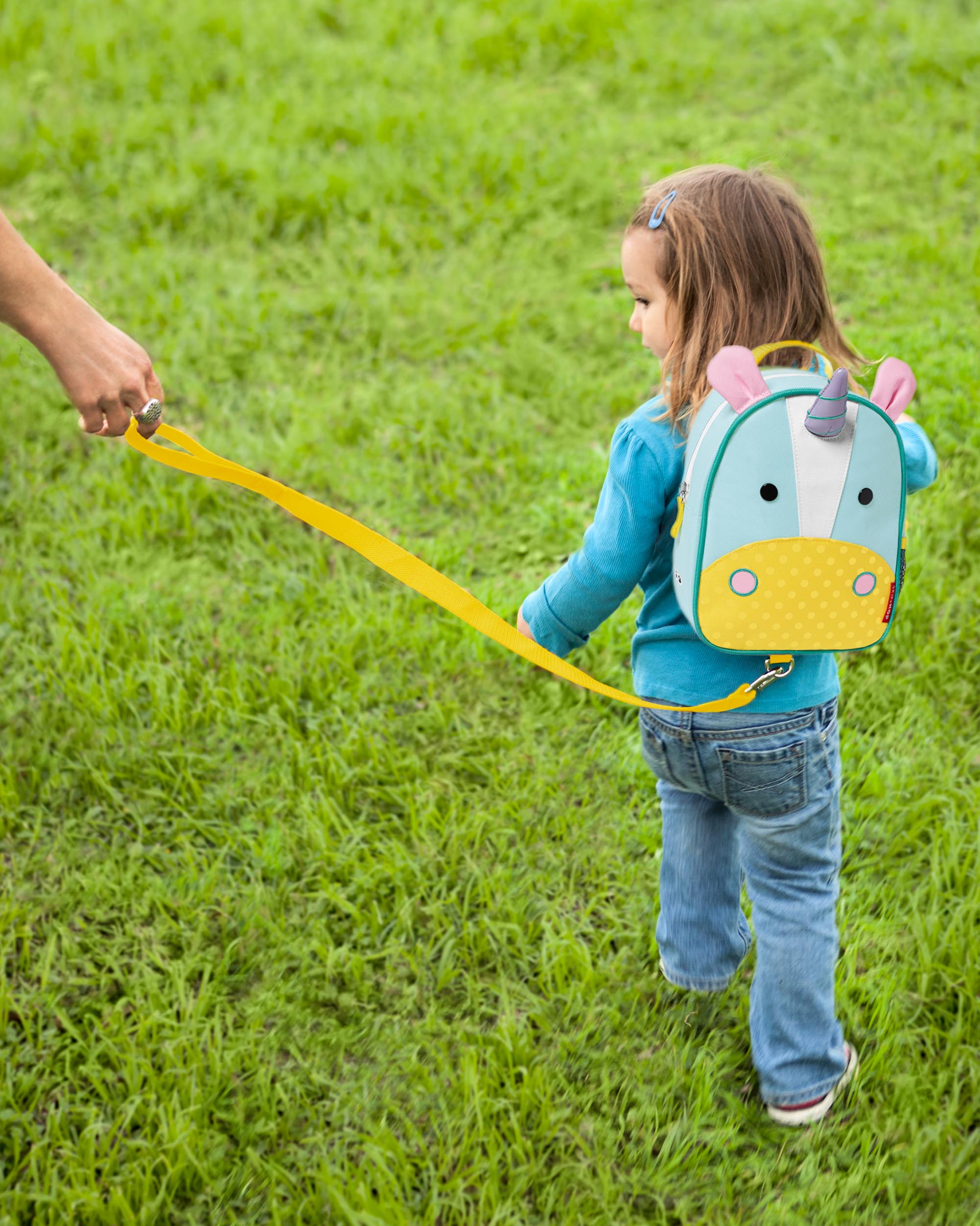Skip Hop Zoo Mini Backpack with Safety Harness for Toddlers - Cute Animal-Themed Kids Travel Bag for Daycare, Preschool & Outdoor Adventures