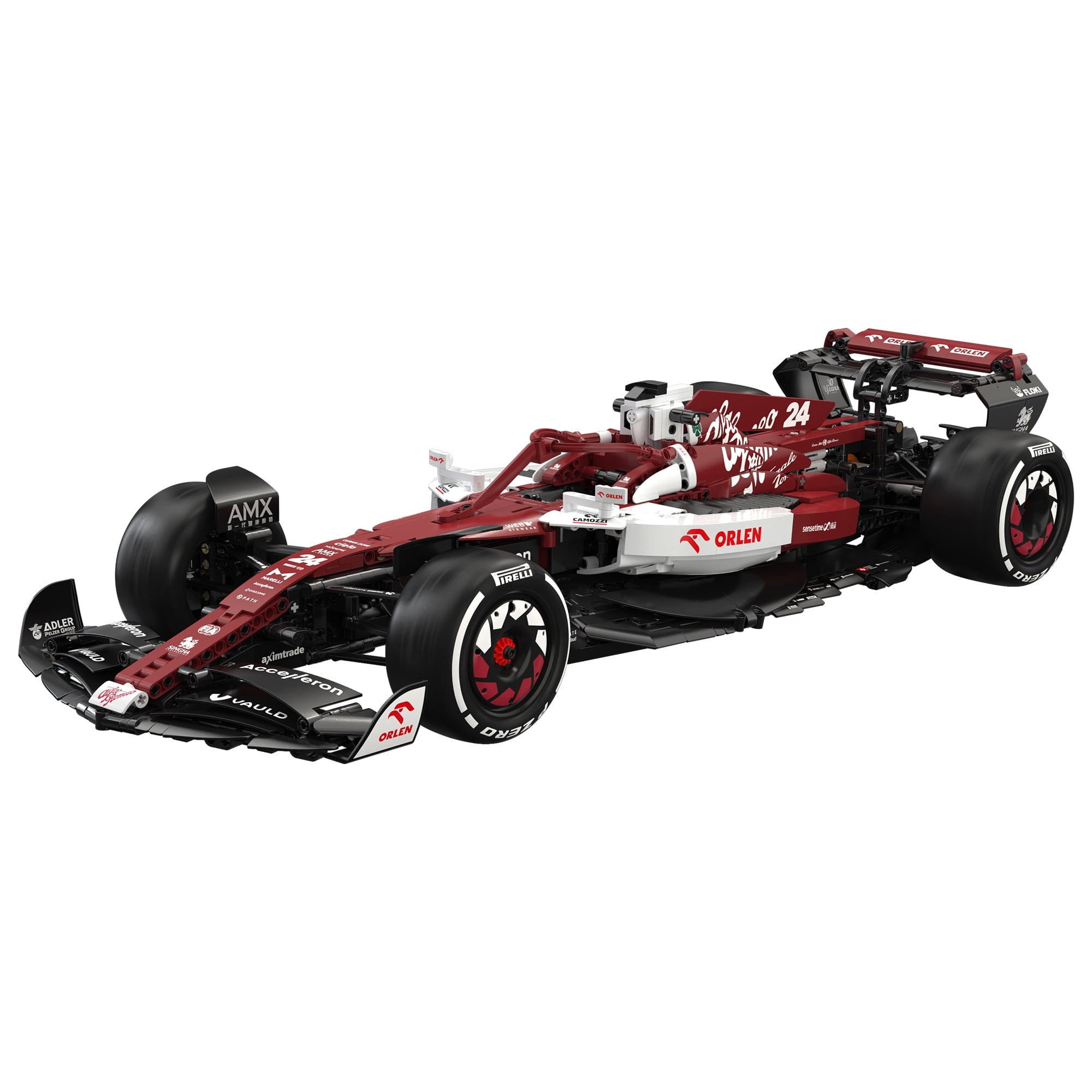 CaDA 1:8 Scale Alfa Romeo F1 Team C42 Replica Model Car - High Detail F1 Racing Collectible for Display & Gifts