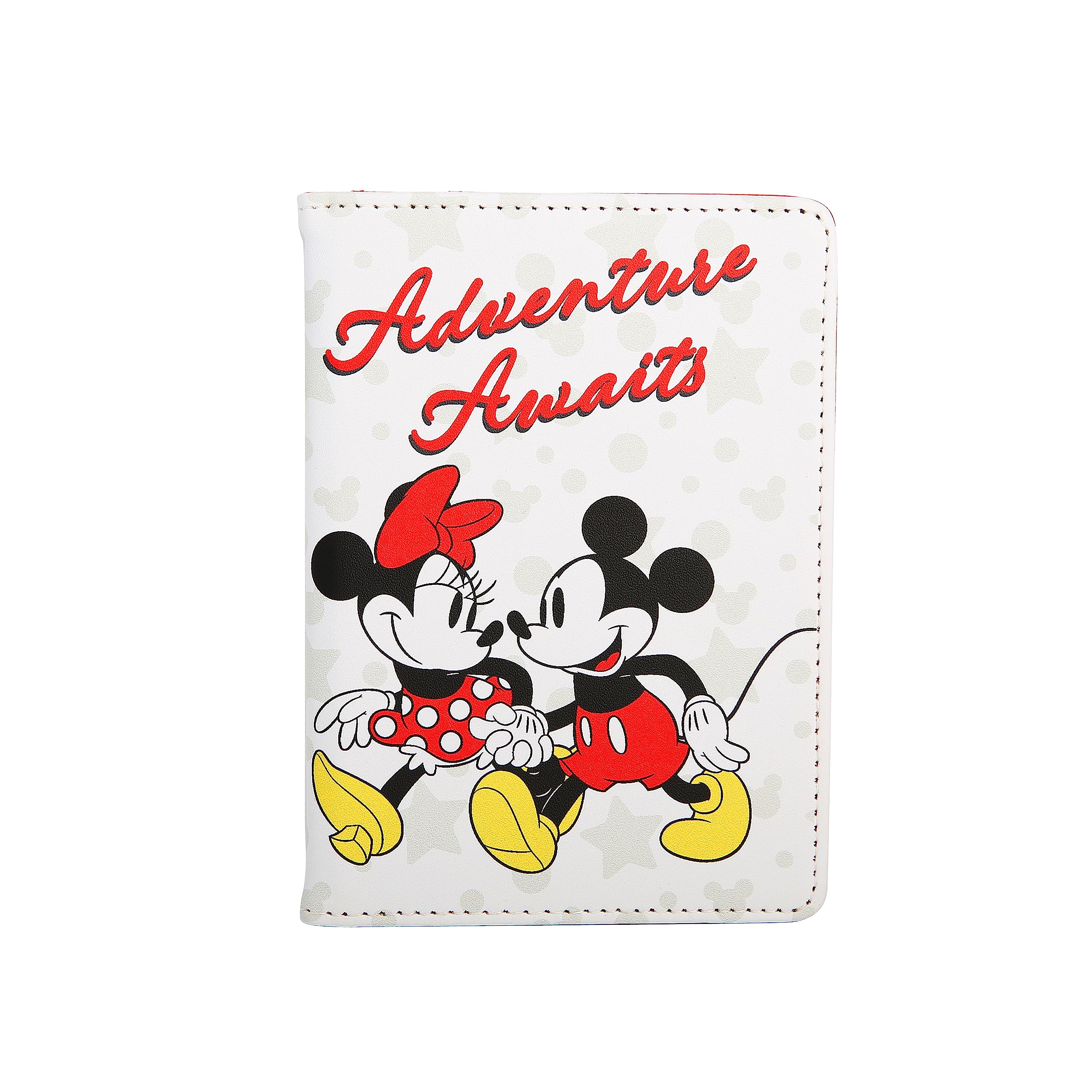 Disney Mickey & Minnie Mouse Passport Holder - Officially Licensed Travel Accessory for Women - Perfect for Vacations, Cruises & International Trips
