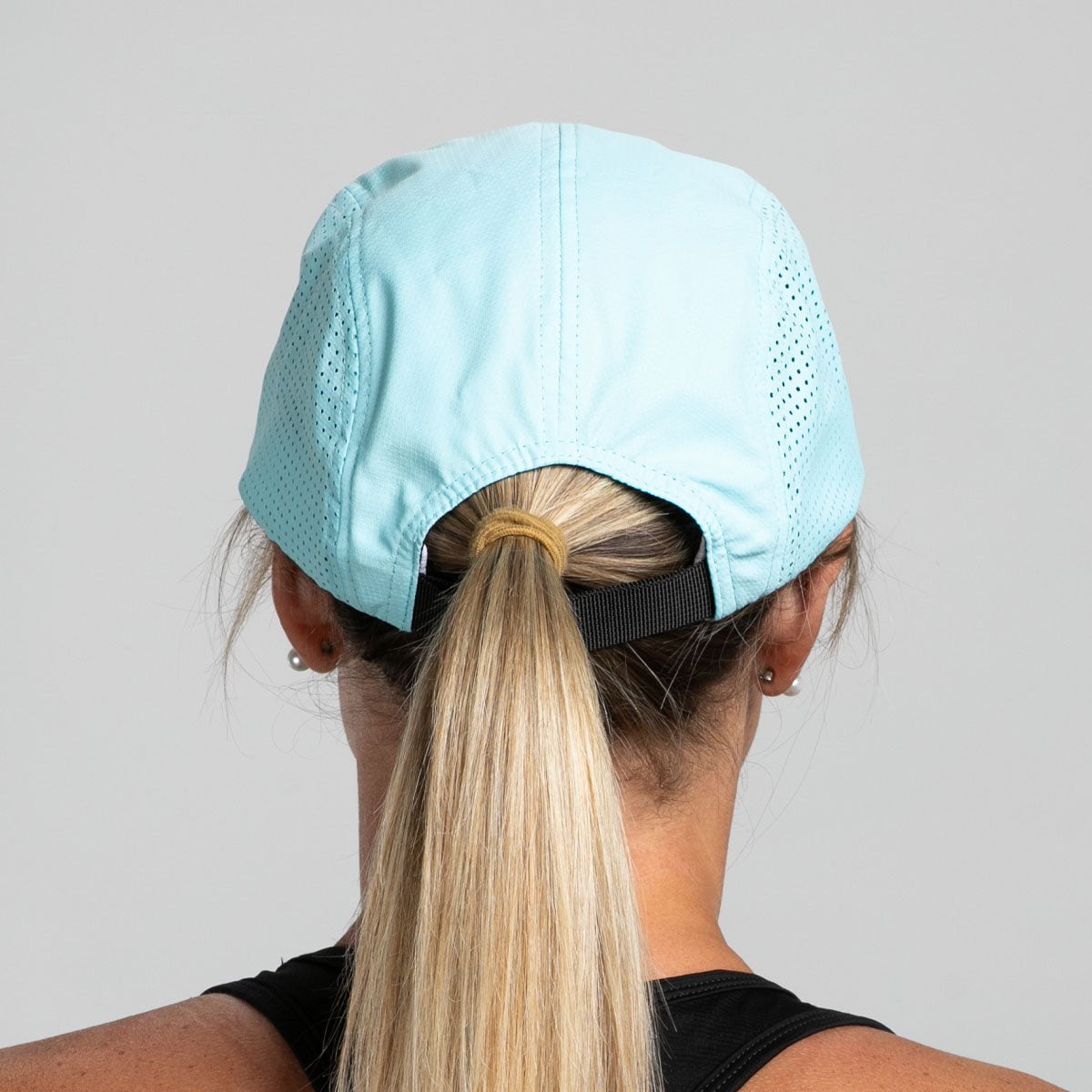 Unisex Tech 5 Panel Hat - Blue Burst Snapback Cap for Men & Women | Lightweight Breathable Adjustable Baseball Hat for Running, Hiking, Outdoor Activities