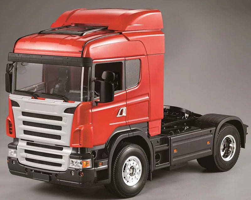 1/14 Scale RC Tractor Truck - 2 Axle Radio Controlled DIY Model Kit with Plastic Cabin & Motor for Hobbyists | Perfect for Off-Road Play, Farm Simulation & RC Enthusiasts