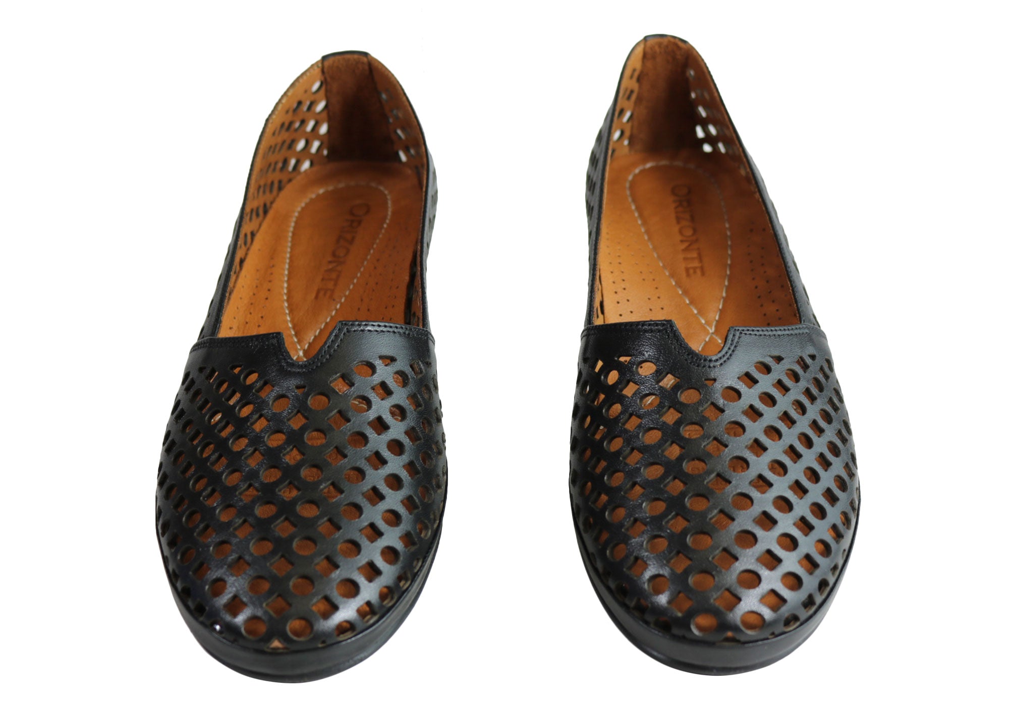 Orizonte Aria Women's Comfortable Soft Leather Flat Shoes - European Style for Casual Wear, Office & Travel