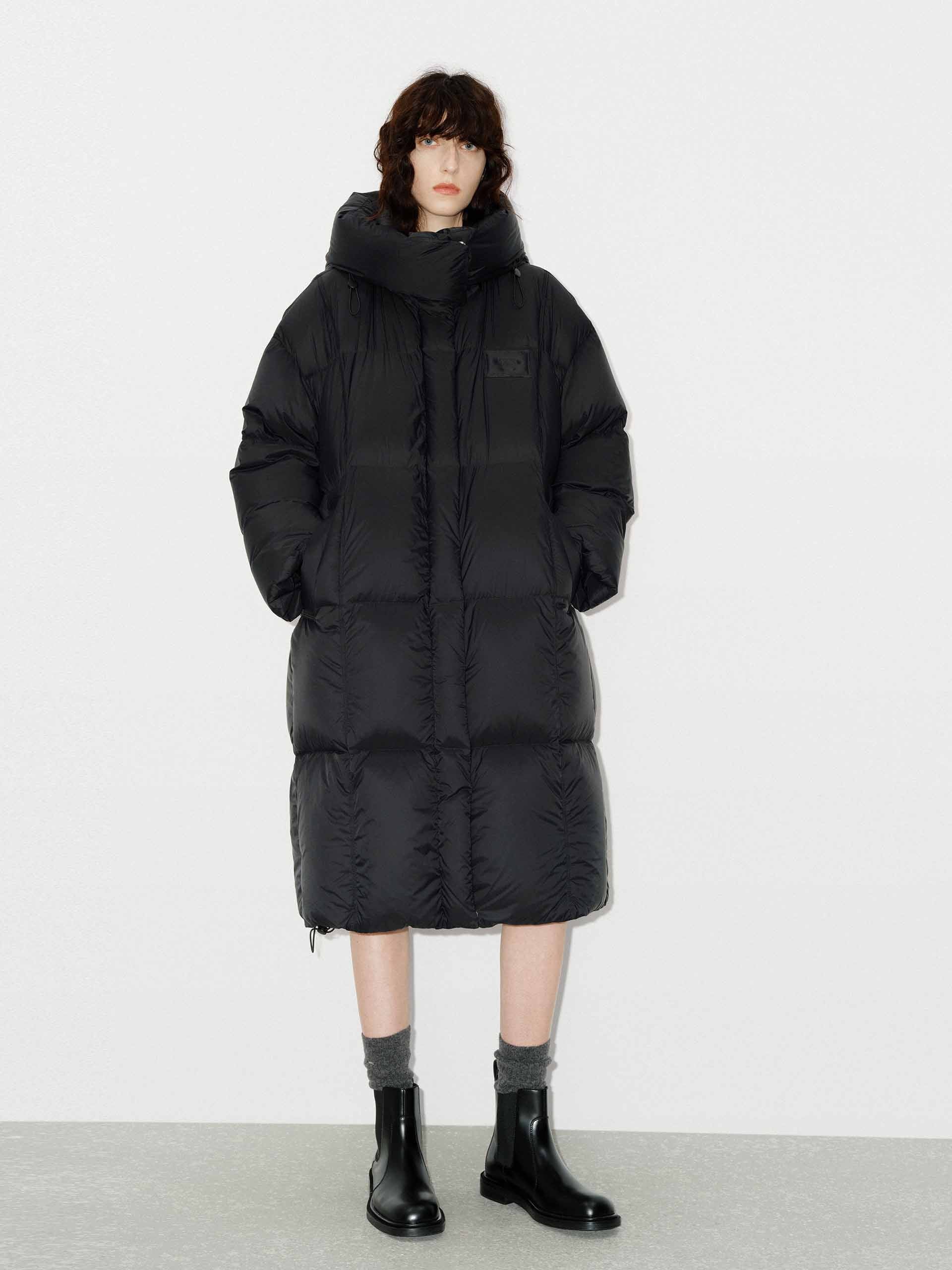 Women's Longline Hooded Down Coat - Lightweight Warm Winter Jacket for Cold Weather | Perfect for Outdoor Activities, Travel & Daily Wear