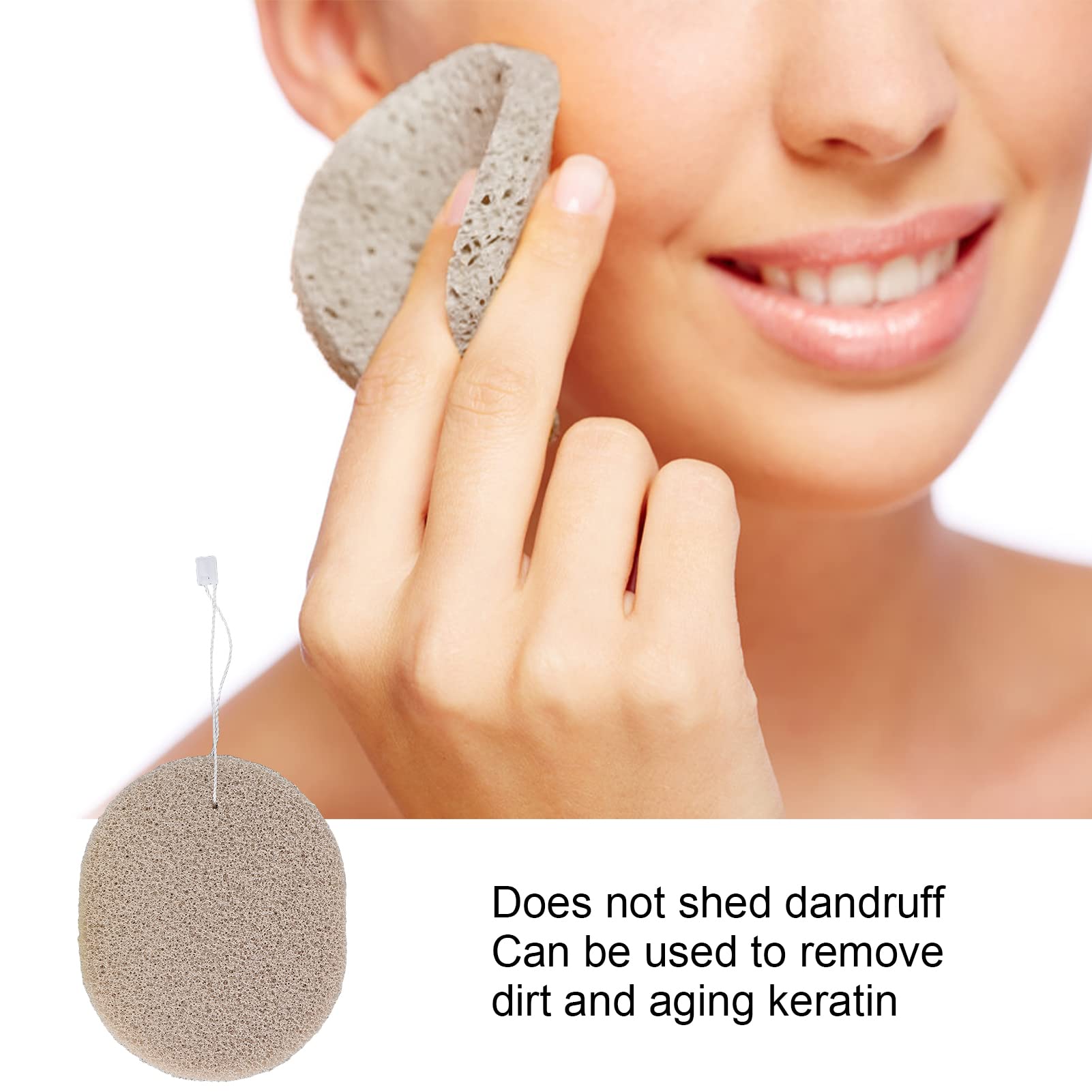 EXCLUZO Gentle Face Cleansing Sponge - Multi-Purpose Makeup Remover & Exfoliator | Portable Facial Wash Sponge for Daily Skincare, Travel & On-the-Go Use