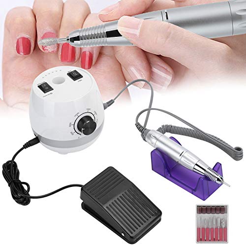 Professional Electric Nail Drill Machine 35000 RPM - High Speed Nail Polisher for Gel Polish, Nail Art & Manicures | Perfect for Salon, Home & DIY Nail Care