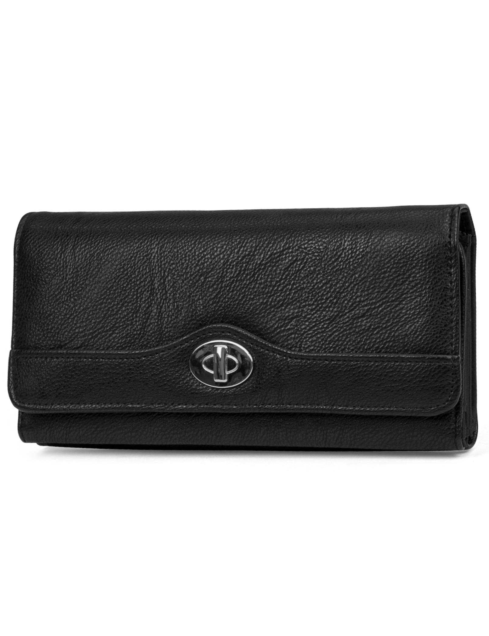 Stylish Women's RFID Blocking Wallet Clutch Organizer with Change Pocket - Perfect for Travel, Shopping & Everyday Use | Mundi File Master