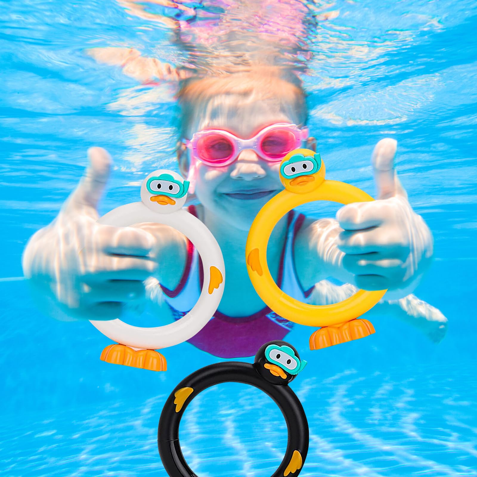 **Best Diving Toys for Kids - Fun Pool Games & Swimming Toys with Diving Door - Outdoor Water Play for Children - Perfect for Backyard Pools, Beaches & Summer Activities**