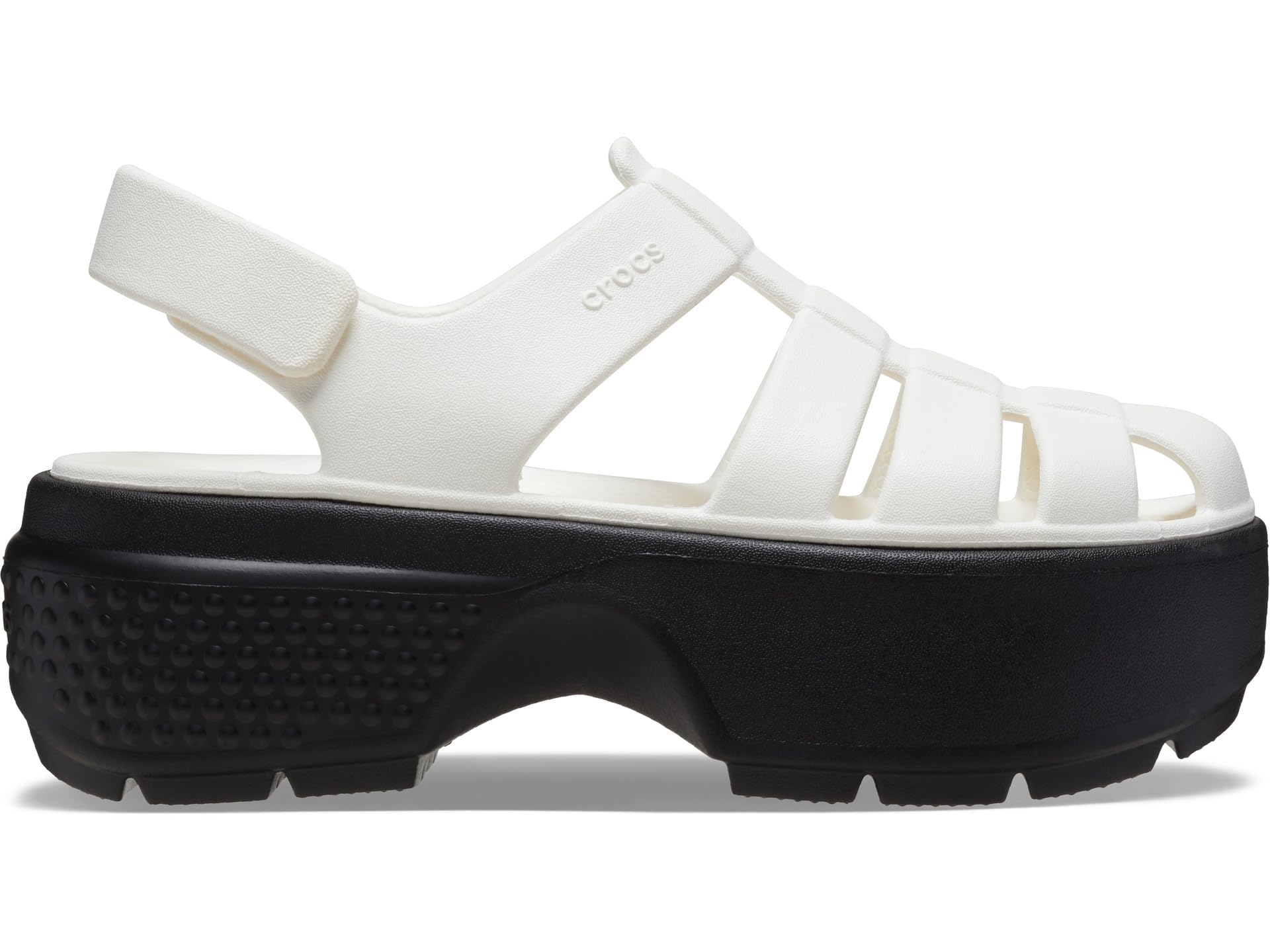 Crocs Unisex-Adult Stomp Fisherman Sandal with Heel - Comfortable Waterproof Slip-Resistant Sandals for Men & Women - Perfect for Beach, Pool, and Outdoor Activities