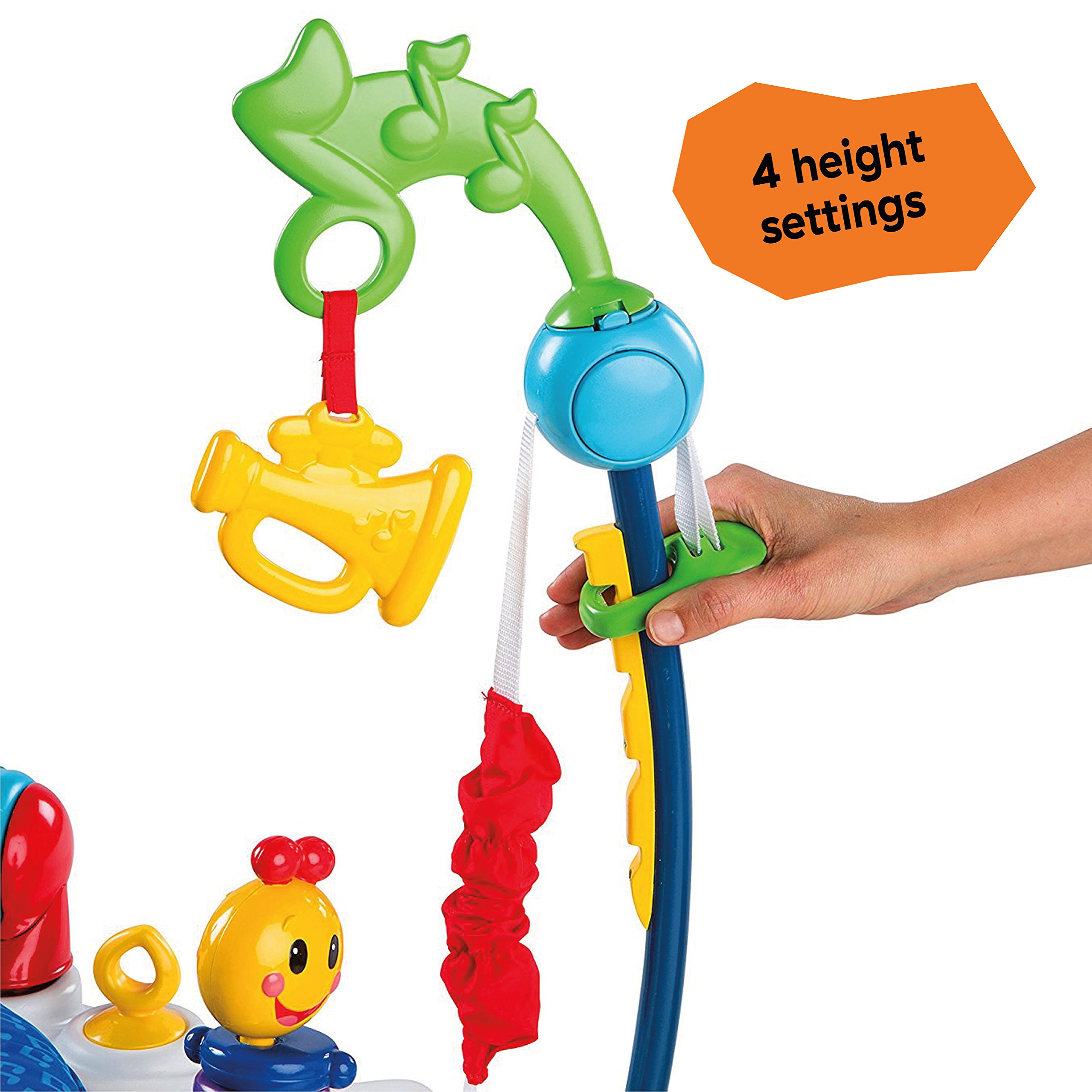 Baby Einstein Neighborhood Symphony Activity Jumper - Interactive Infant Entertainer with Lights, Music & Developmental Toys for Babies 6+ Months (Up to 25 lbs) | Perfect for Playtime, Learning & Motor Skills Development | Unisex Design for Boys & Girls