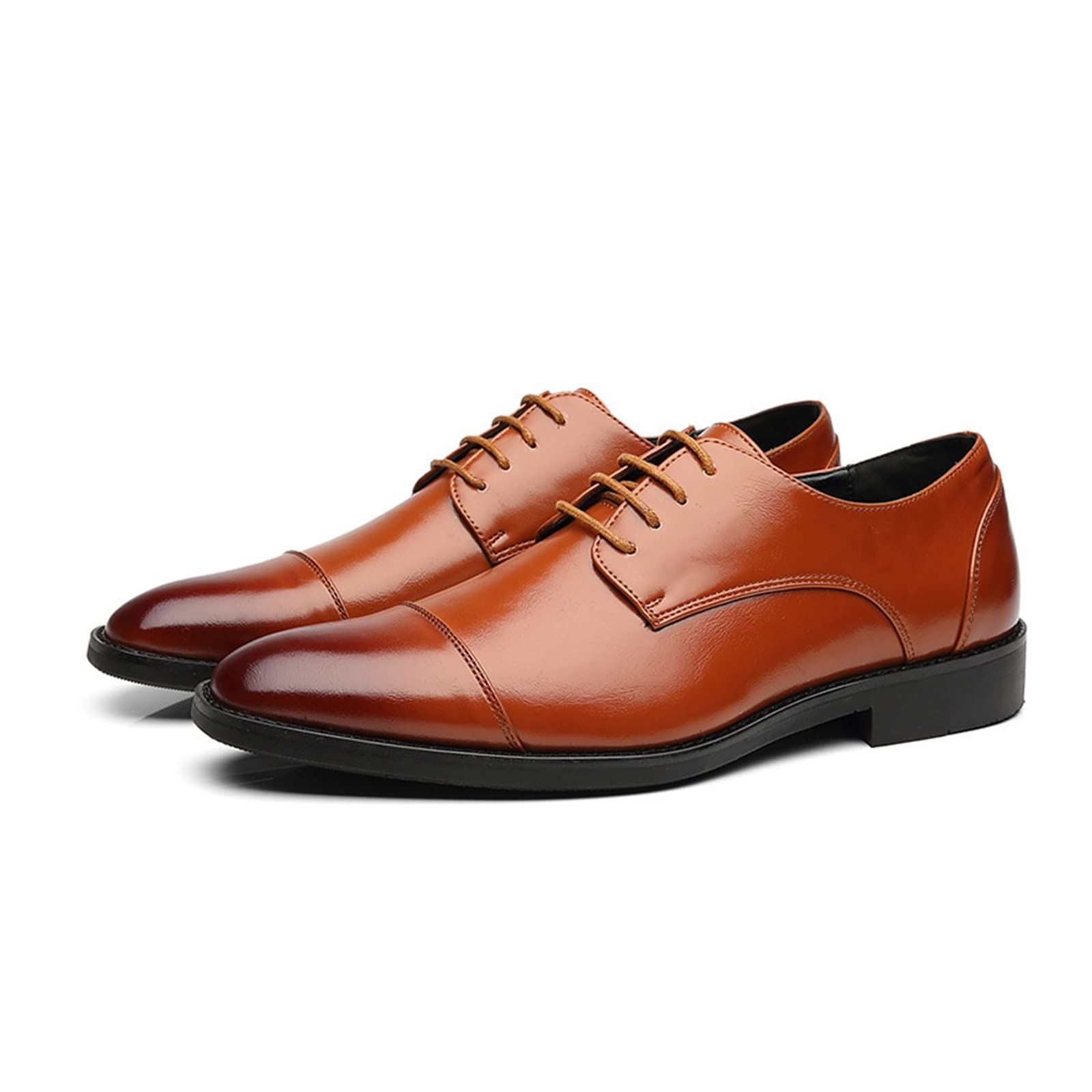 JRTGHNF Men's Breathable Business Casual Oxford Shoes - Comfortable Dress Shoes for Office & Formal Wear - Perfect for Work, Weddings & Professional Events
