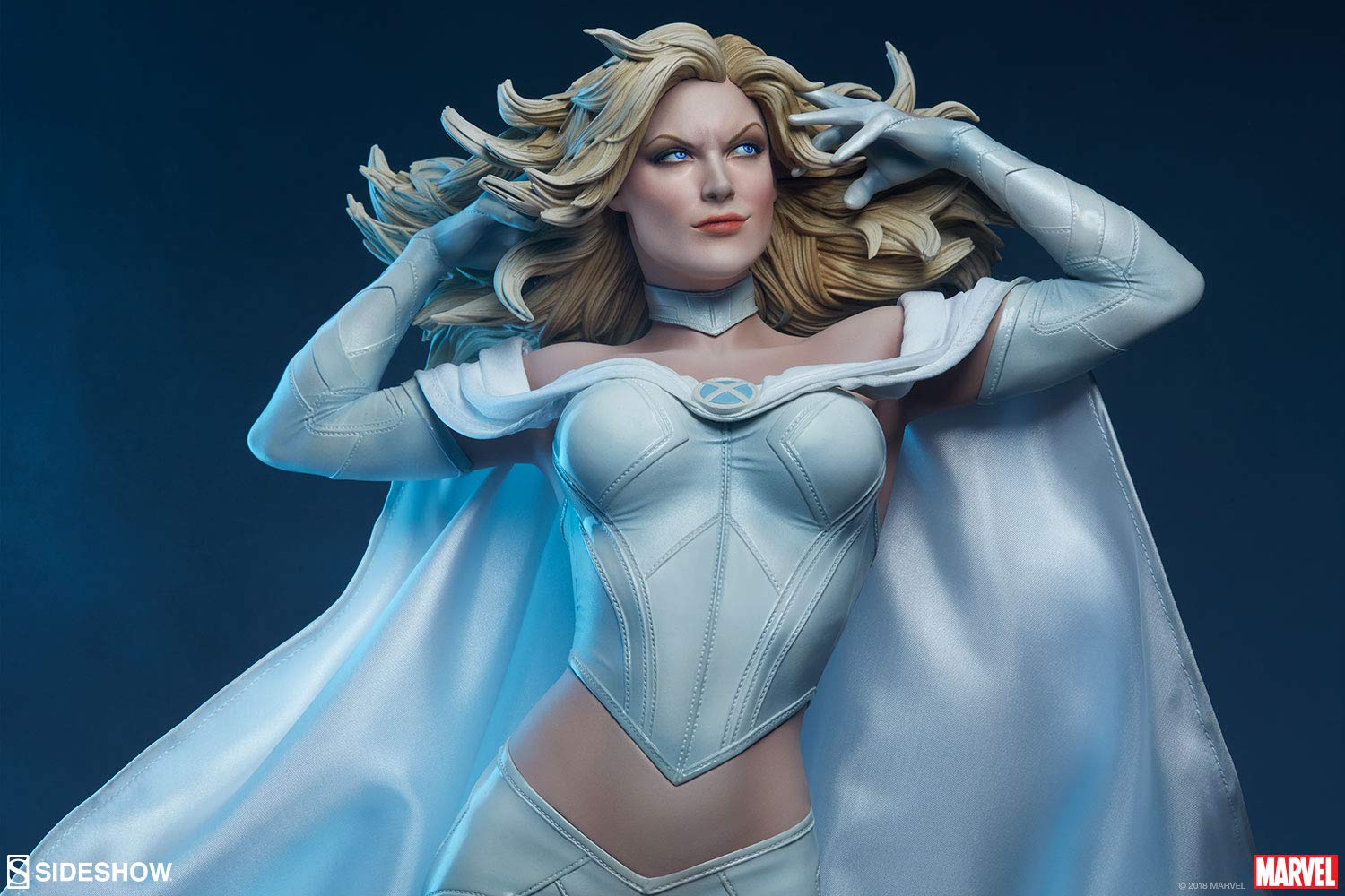 Sideshow Marvel Comics X-Men Emma Frost Premium Format Collectible Statue - Perfect for Comic Book Fans, Home Decor & Superhero Display