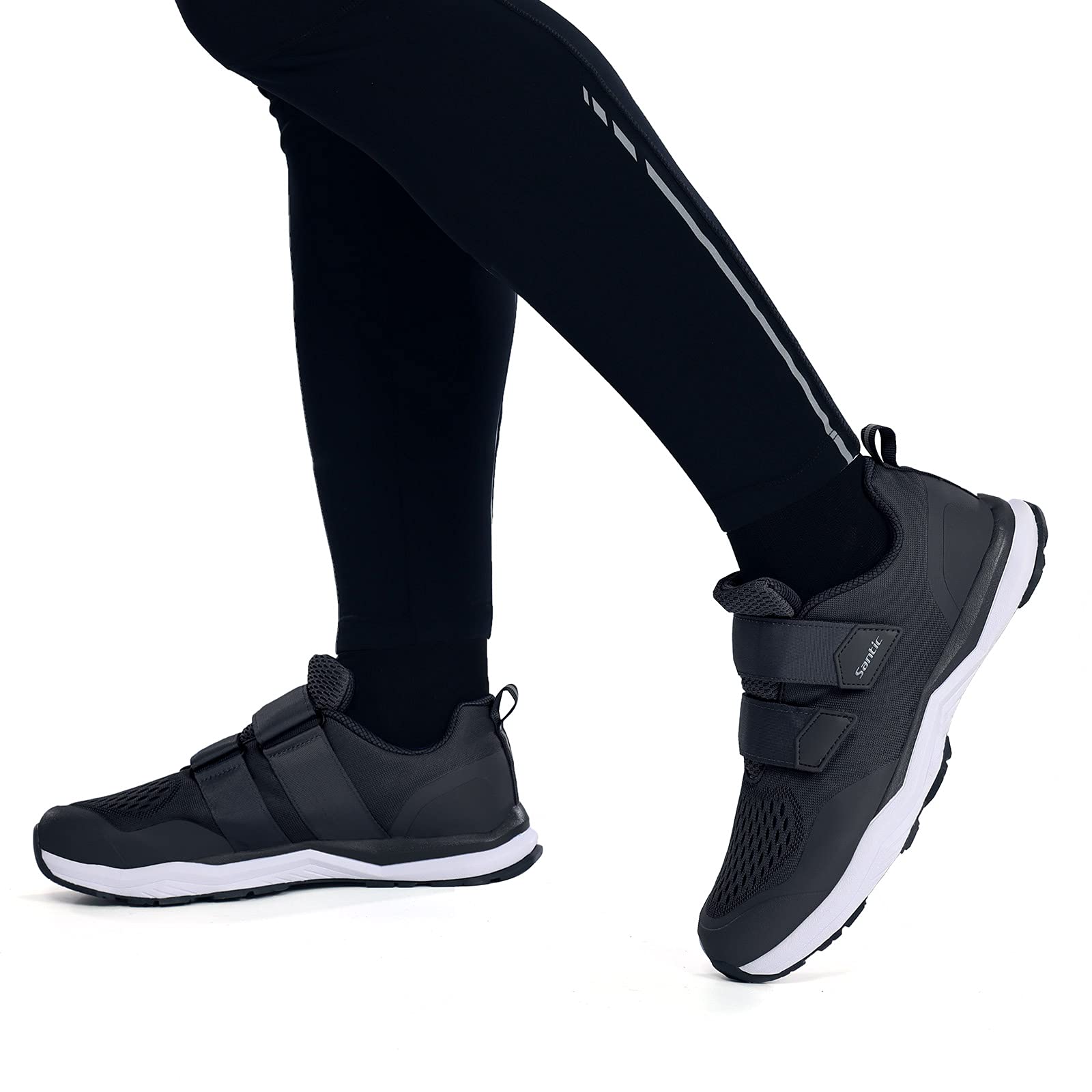 Santic Unisex SPD Cycling Shoes - Mountain Bike & Indoor MTB Shoes for Men & Women | Perfect for Road Cycling, Indoor Training & Mountain Biking