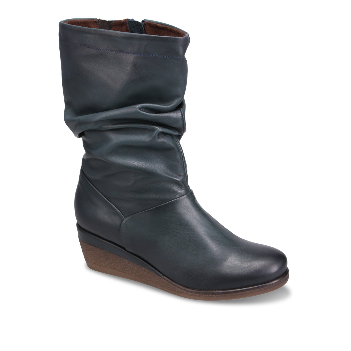 Martina Women's Chunky Heel Ankle Boots - Stylish Wedge Booties for Fall & Winter | Perfect for Office, Date Night & Casual Outfits