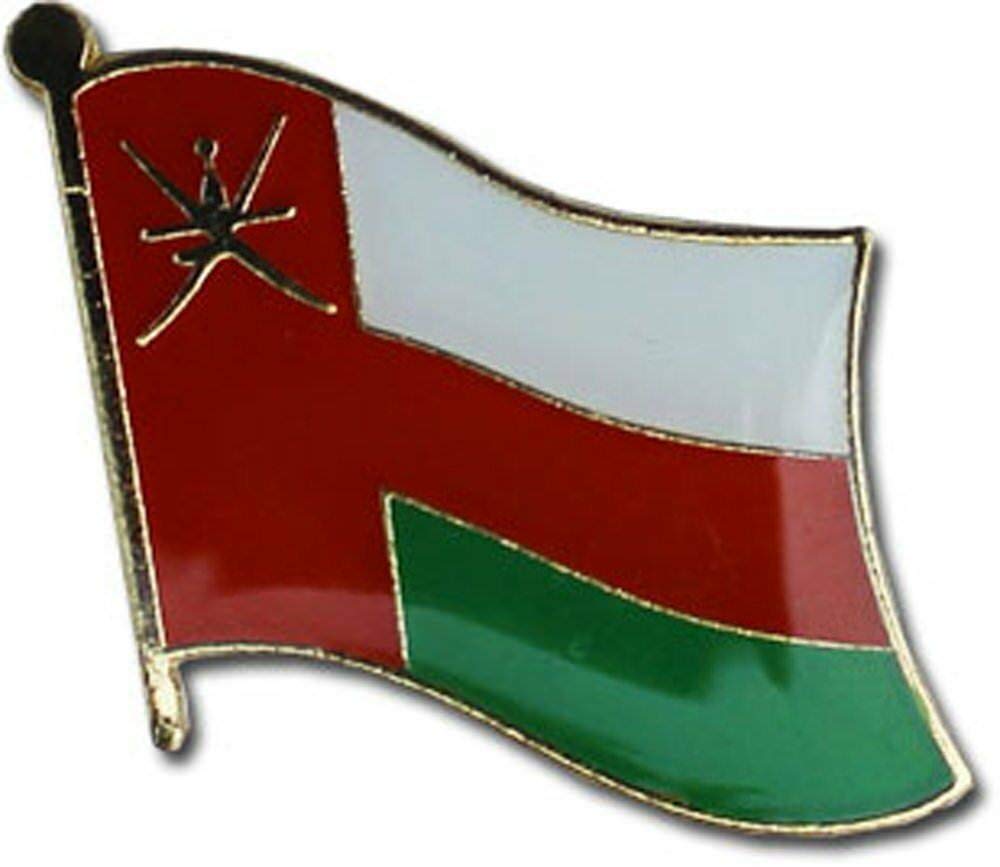24 Pack Oman Country Flags - Bike Hat Cap Lapel Pin Set for Cycling, Travel & Patriotic Events | Durable Miniature Flags for Bicycles, Hats & Lapels