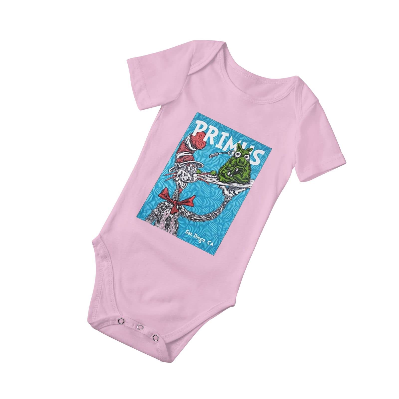 Priimus Band Baby Onesie - Soft Cotton Unisex Newborn Romper with 3D Print, Short Sleeve Bodysuit for 0-3 Months (Funny Outfit for Baby Girls & Boys) - Perfect for Playtime, Photoshoots & Everyday Comfort