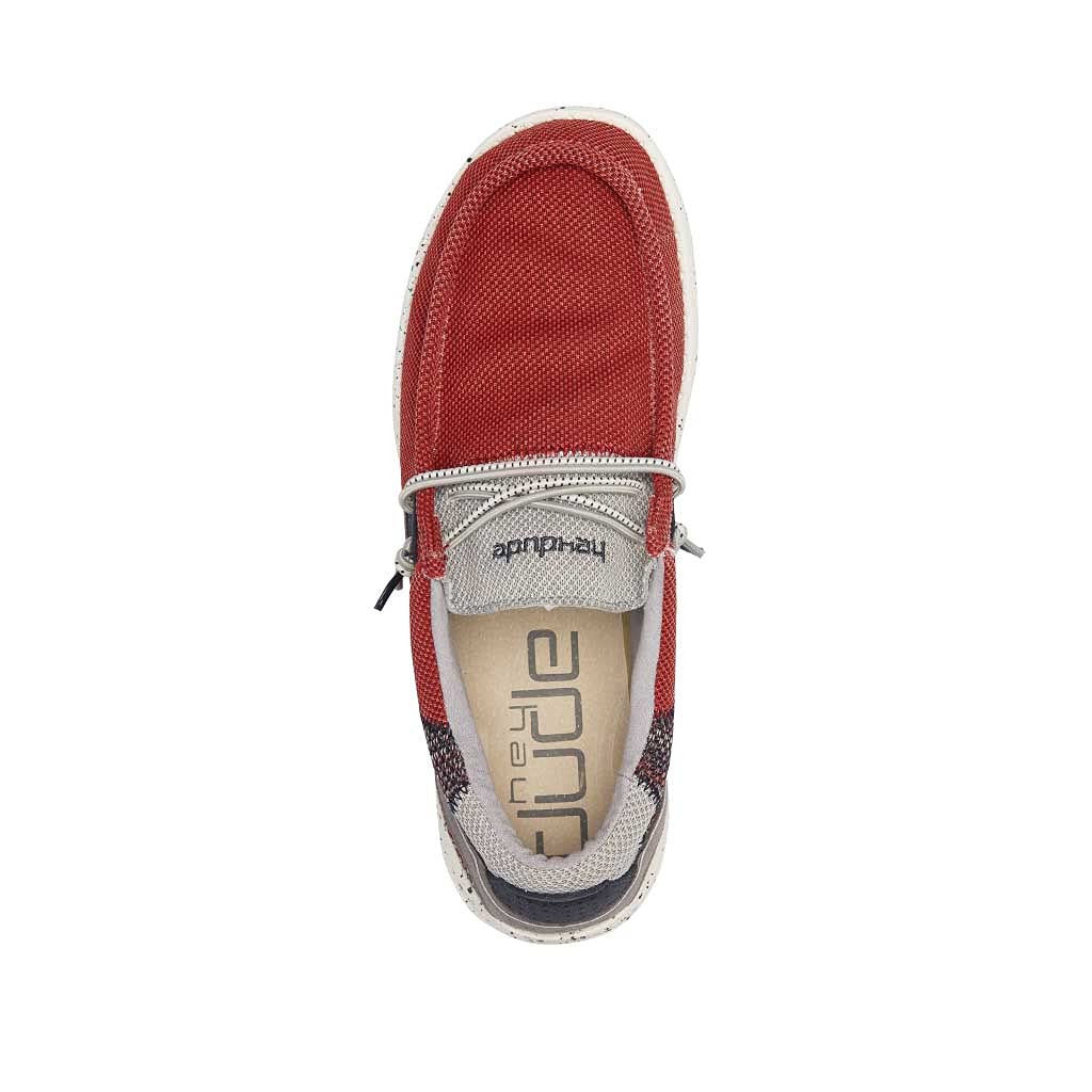 Hey Dude Men's Wally Hawk Comfortable Lace-Up Loafers - Lightweight Casual Shoes for Walking, Travel & Everyday Wear