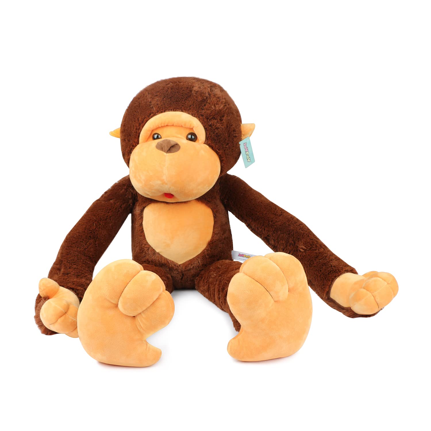Joyfay 43-Inch Giant Plush Monkey Gorilla Stuffed Animal - 100% New Materials, Pennsylvania Certified Safe for Kids | Perfect for Nursery Decor, Birthday Gifts & Cuddling