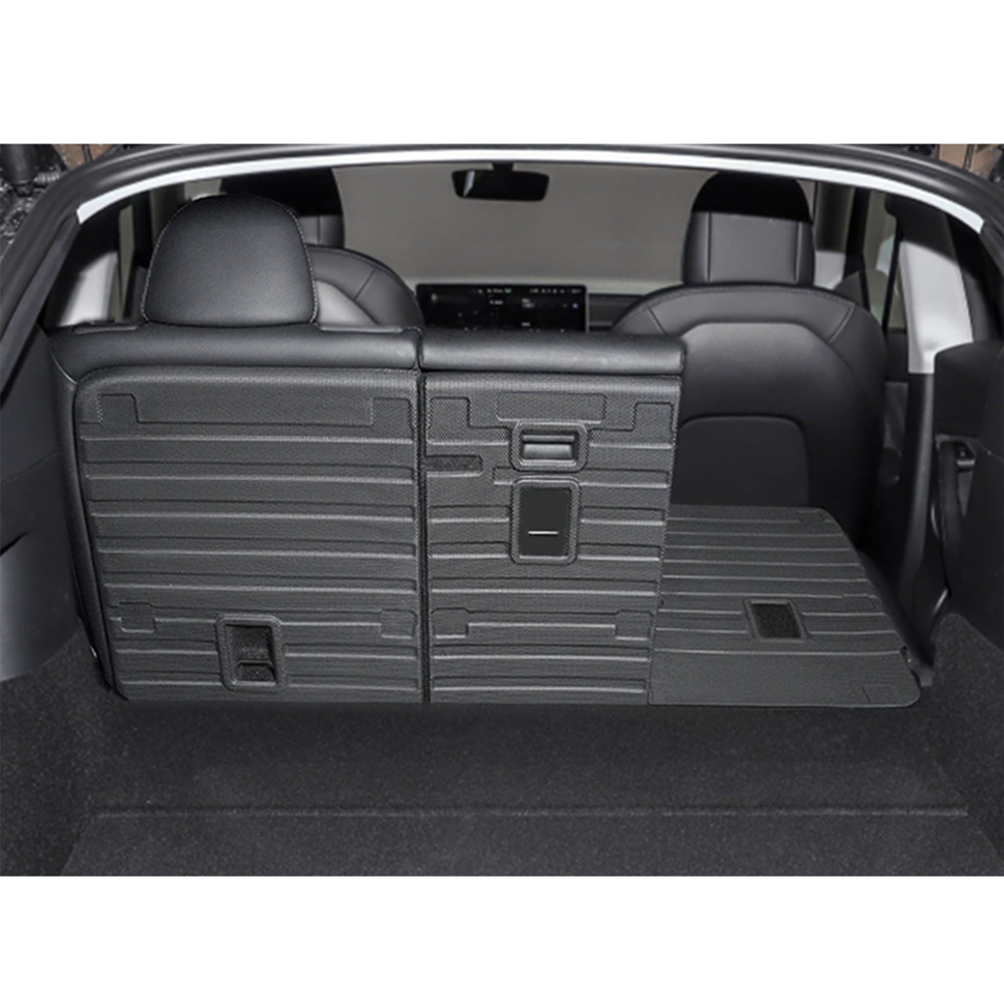 Premium Tesla Model Y Seat Back Protectors - Durable 2nd Row & 3rd Row Seat Covers (Fits 5 & 7 Seater Models) - Perfect for Pets, Kids & Cargo Protection - Waterproof & Scratch-Resistant Car Interior Accessories