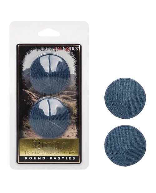 Premium Denim Round Pasties for Women - Comfortable Nipple Covers for Bras, Swimsuits & Costumes - Perfect for Burlesque, Pole Dancing & Sensual Wear