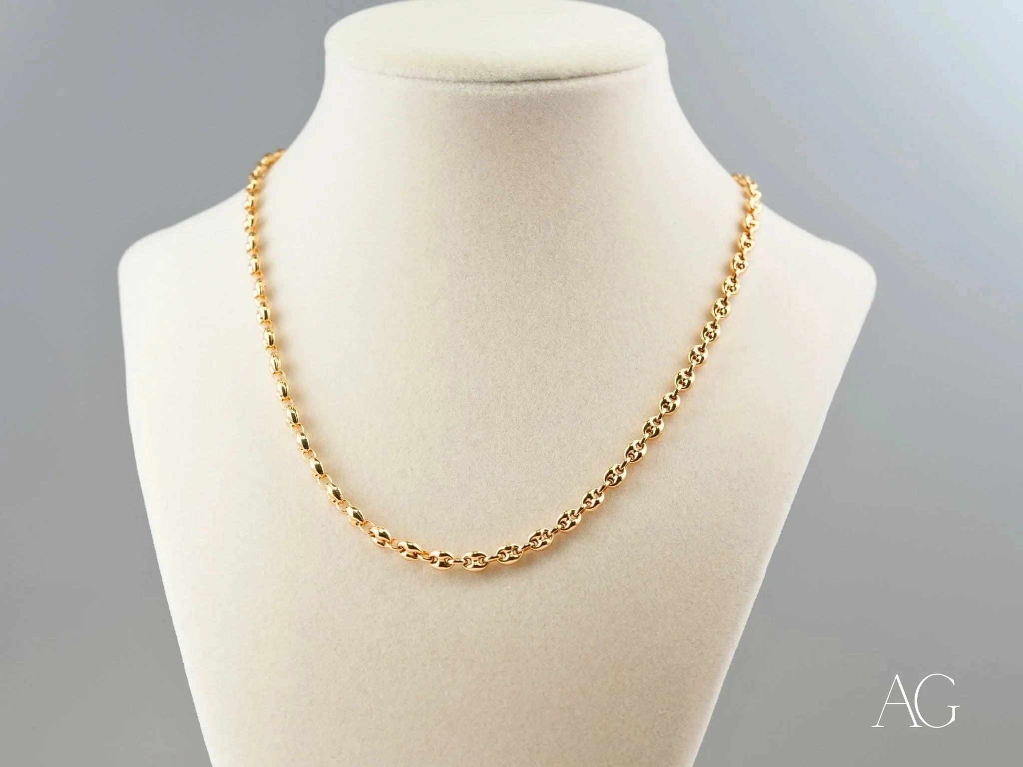 18K Gold Statement Necklace for Women - Elegant Layering Piece for Parties, Weddings & Special Occasions