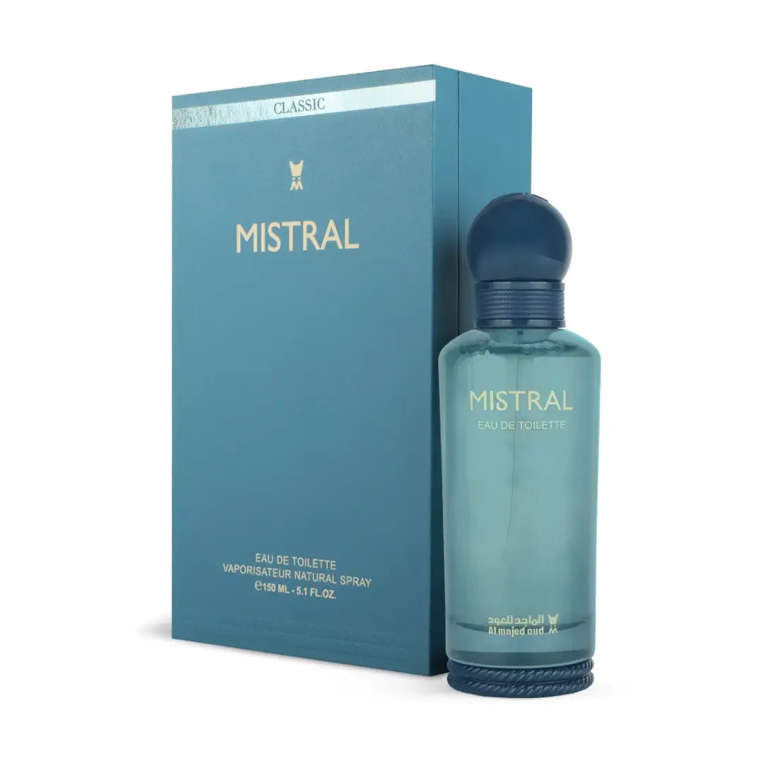 Mistral Eau de Toilette for Men & Women - 5.07 oz (150 ml) Fresh & Long-Lasting Fragrance | Perfect for Daily Wear, Office & Special Occasions