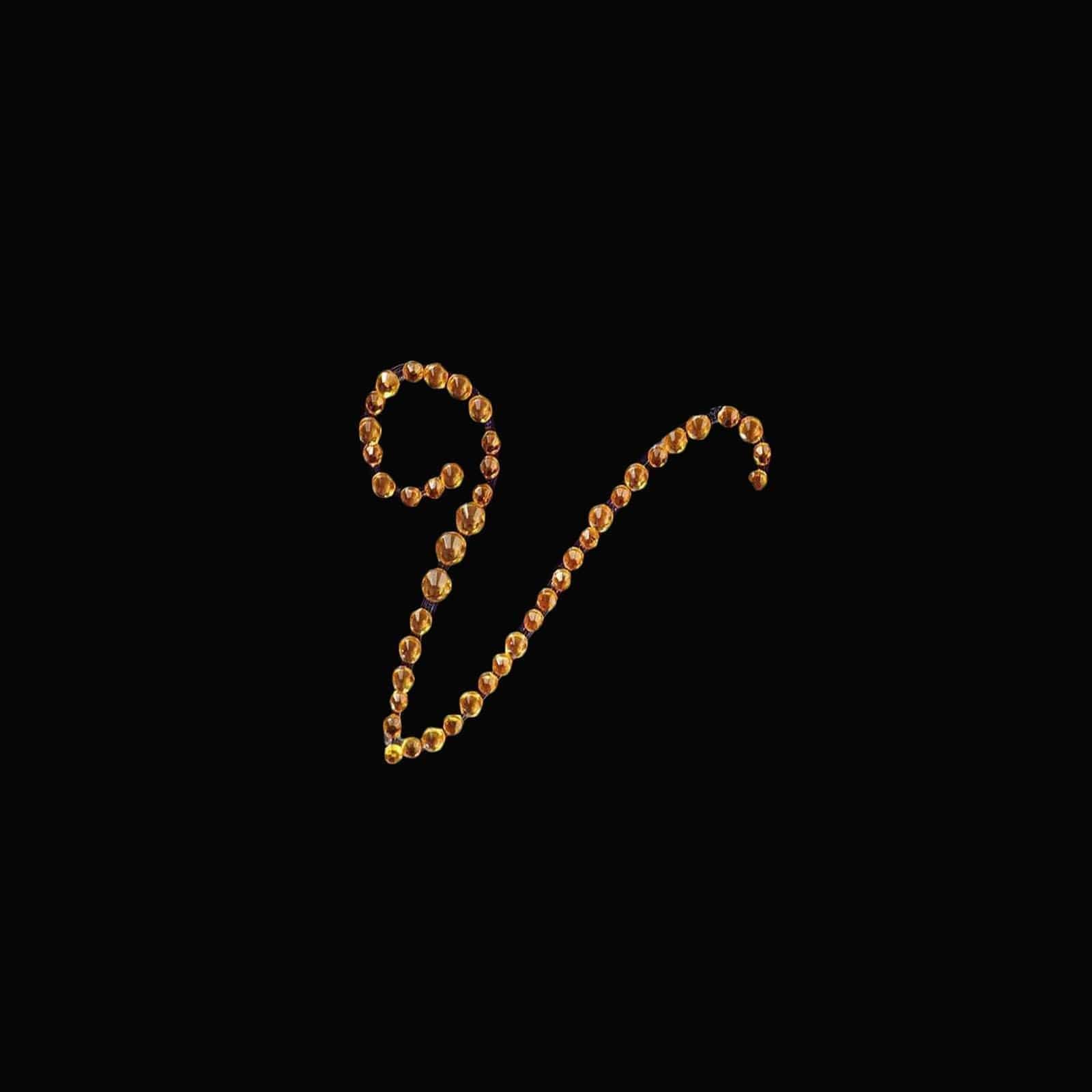 12-Piece Gold Letter Rhinestones Gem Stickers for DIY Crafts, Scrapbooking, and Nail Art - Perfect for Home Decor, Wedding Invitations, and Party Decorations