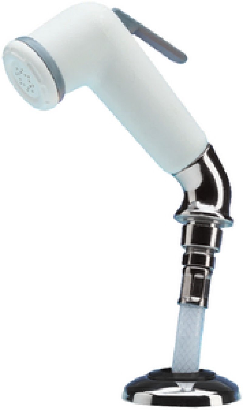 Premium Shower Handset with Adjustable Elbow - White - Perfect for Bathroom, Spa, and Relaxation at Home