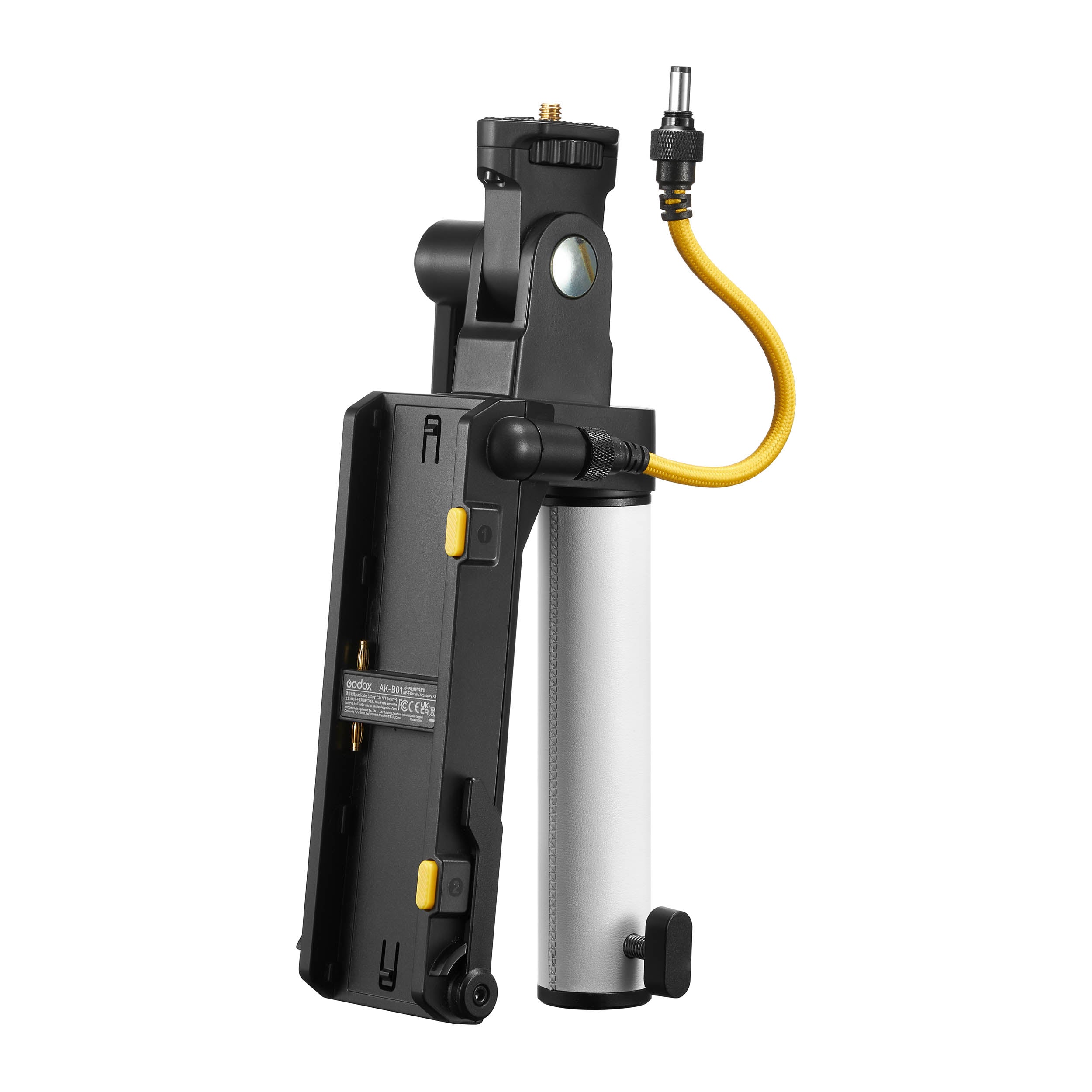 ML60II Bi Compact Video Light with AK B01 NP-F Battery Grip Handle - Professional LED Lighting for Photography, Videography & Live Streaming