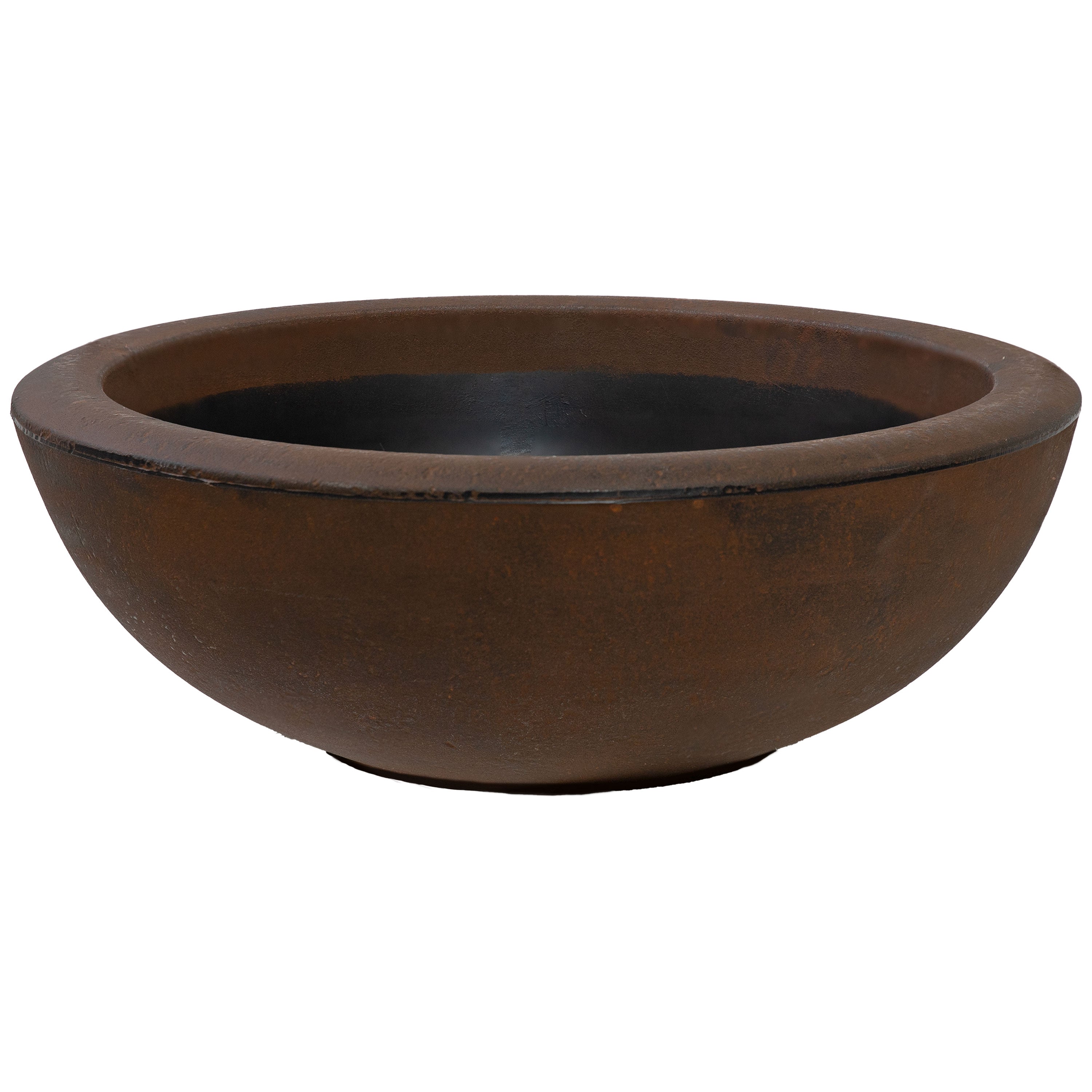 20.75 Inch Sunnydaze Percival Polyresin Outdoor Planter Bowl - Durable Garden Decor for Patio, Porch & Backyard Landscaping
