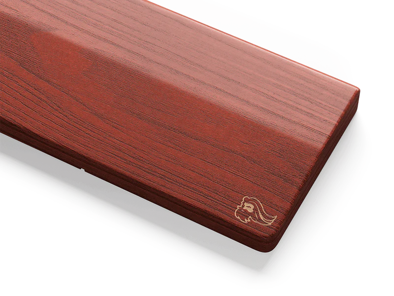 Premium Wooden Keyboard Wrist Rest for Full-Size Keyboards - Ergonomic Support for Typing & Gaming Comfort (Home Office, PC Gaming Setup)