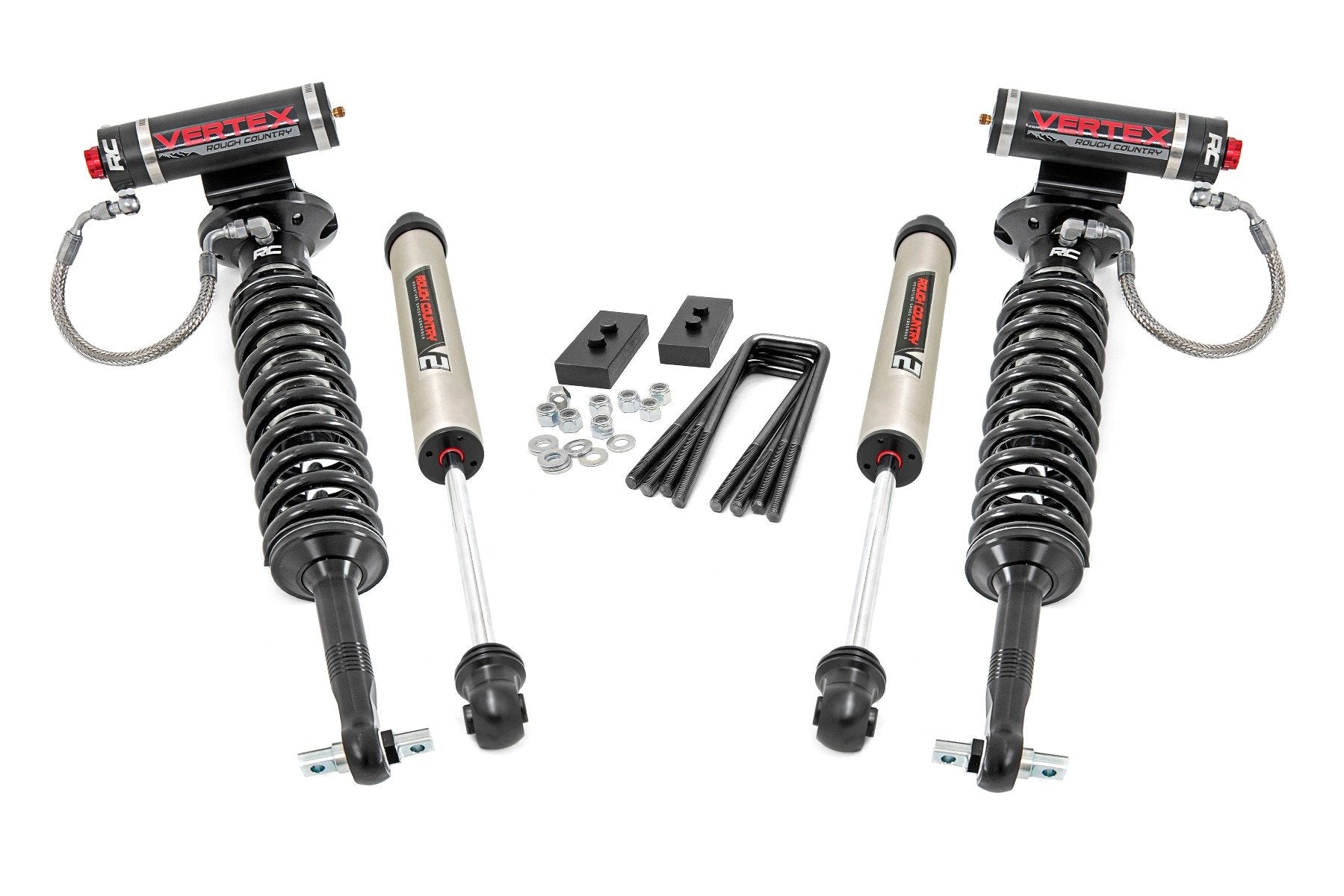 2 Inch Lift Kit for Ford F-150 4WD (2021-2025) | Vertex V2 Suspension System | Model 58657 | Off-Road & Truck Enhancement Upgrade