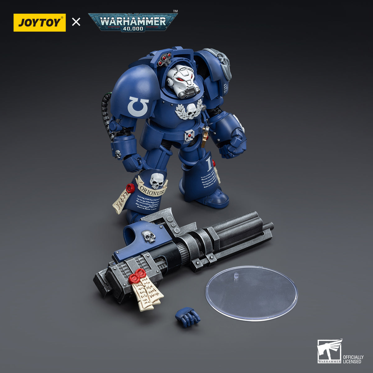 1/18 JOYTOY Warhammer 40K Ultramarines Terminators Action Figure - Collectible Miniature for Tabletop Gaming & Display
