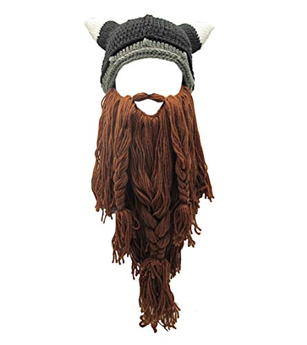 Viking Horns&brown Beard