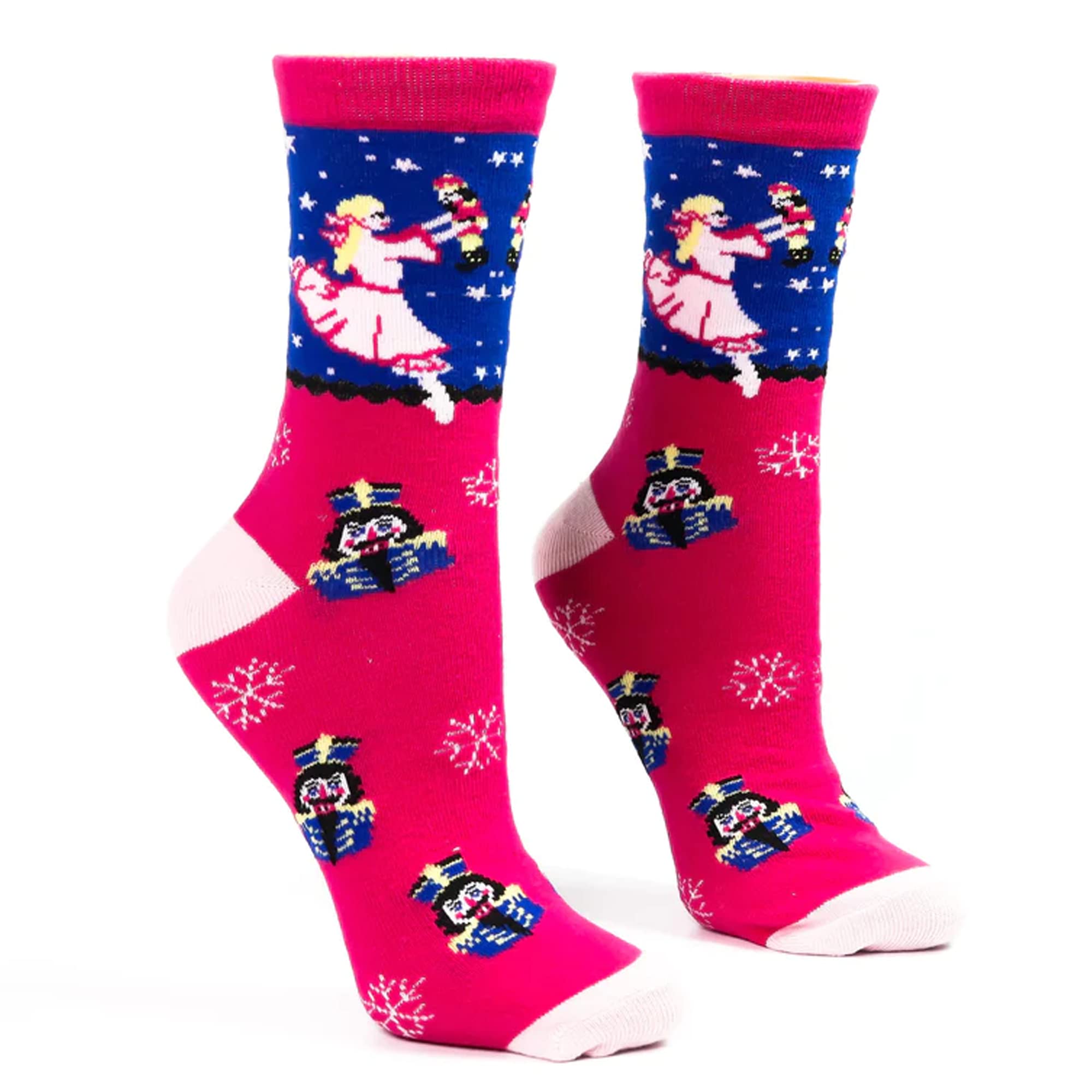 Nutcracker Ballet Socks for Kids - Cozy Winter Crew Socks for Boys & Girls - Dance & Holiday Gifts
