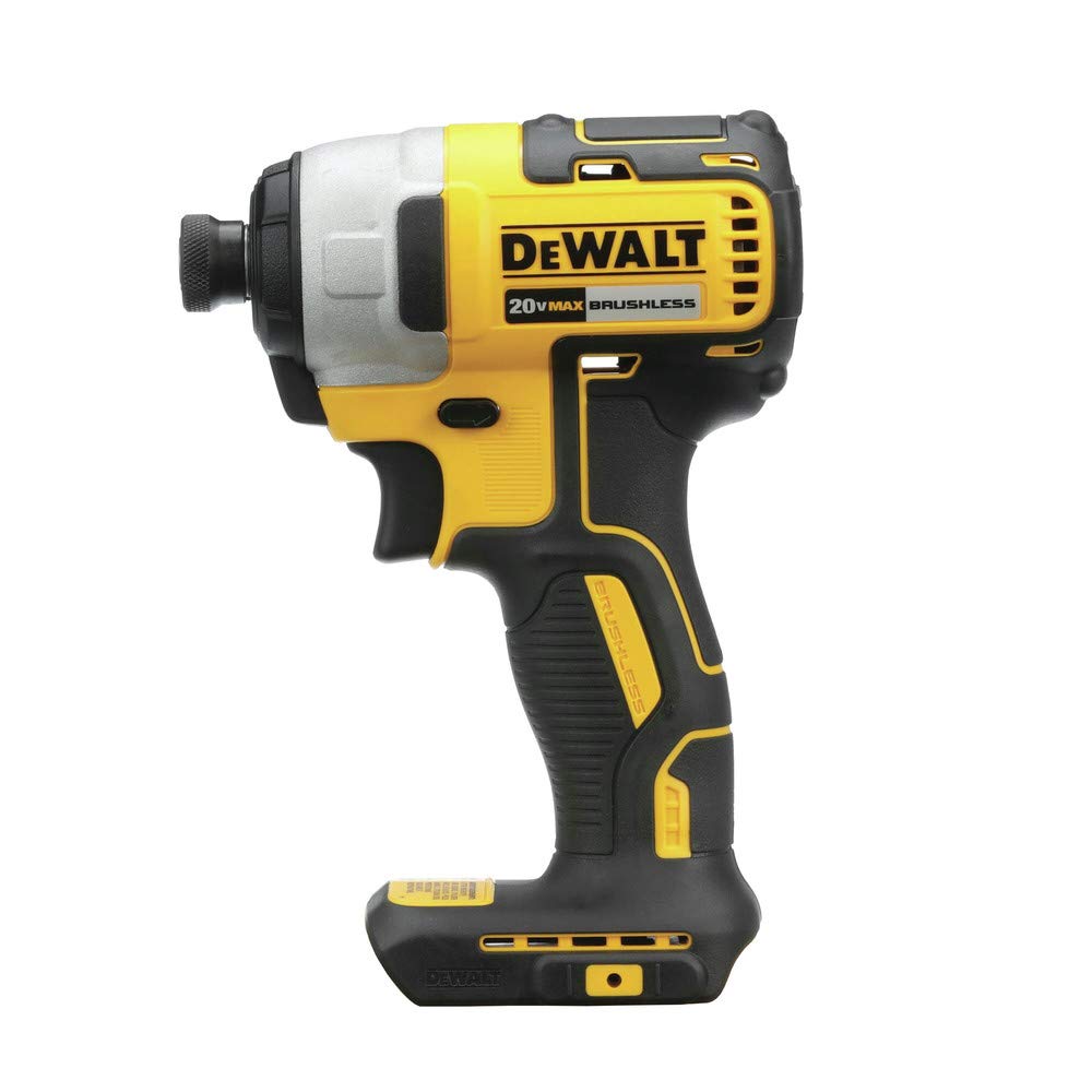 DEWALT 20V MAX Brushless Cordless Impact Driver Kit with 1/4
