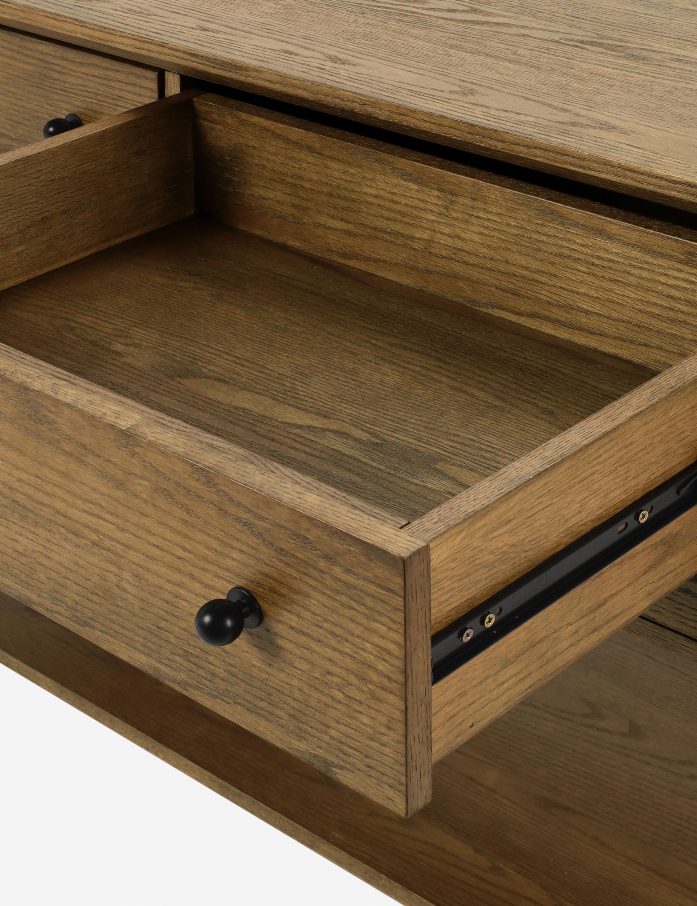Burke Kitchen Island with Storage - Modern Rolling Kitchen Cart with Butcher Block Top for Small Spaces - Perfect for Meal Prep, Dining & Extra Counter Space in Apartments & Homes
