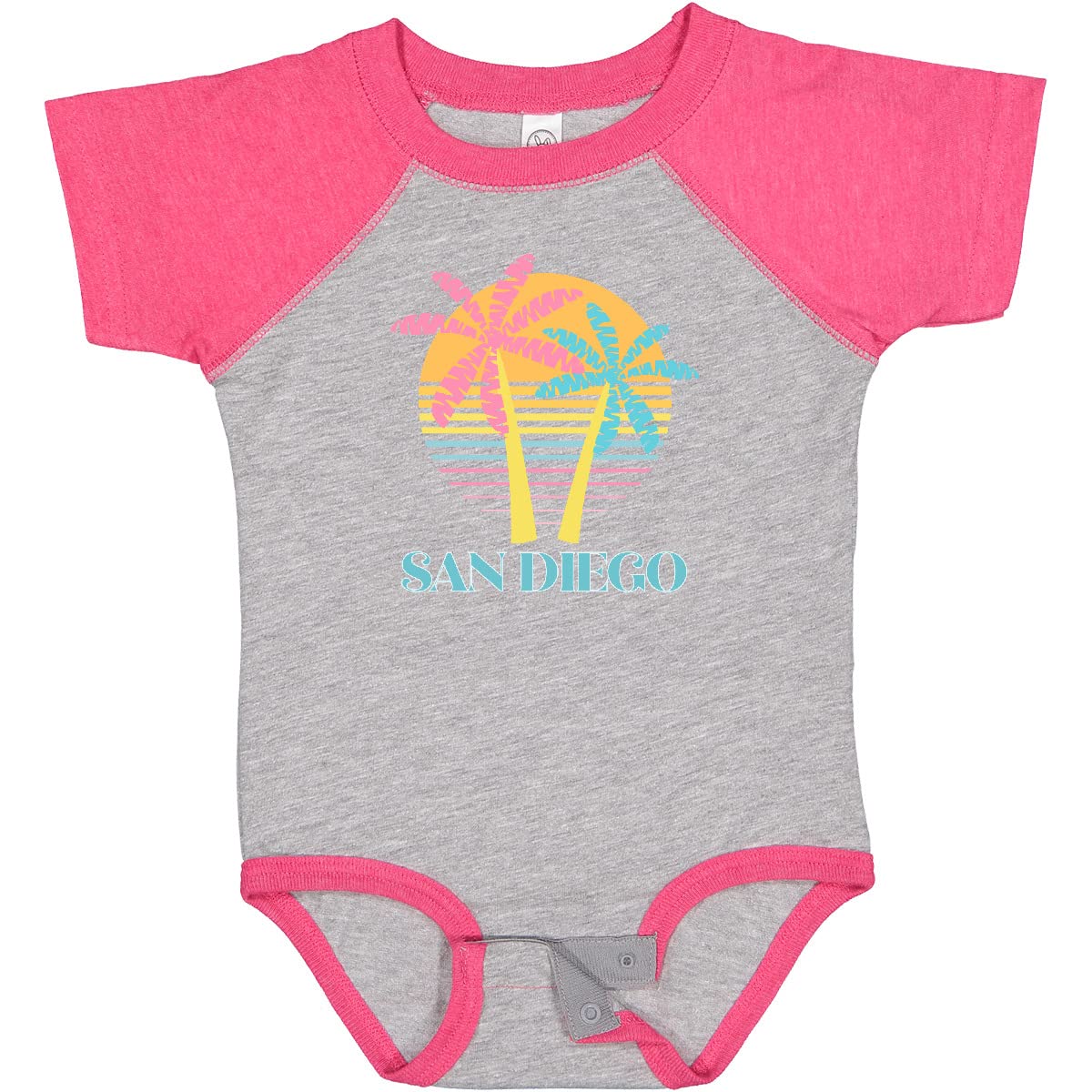 Inktastic San Diego California Beach Vacation Baby Bodysuit - Cute Infant Onesie for Summer Travel & Family Photos